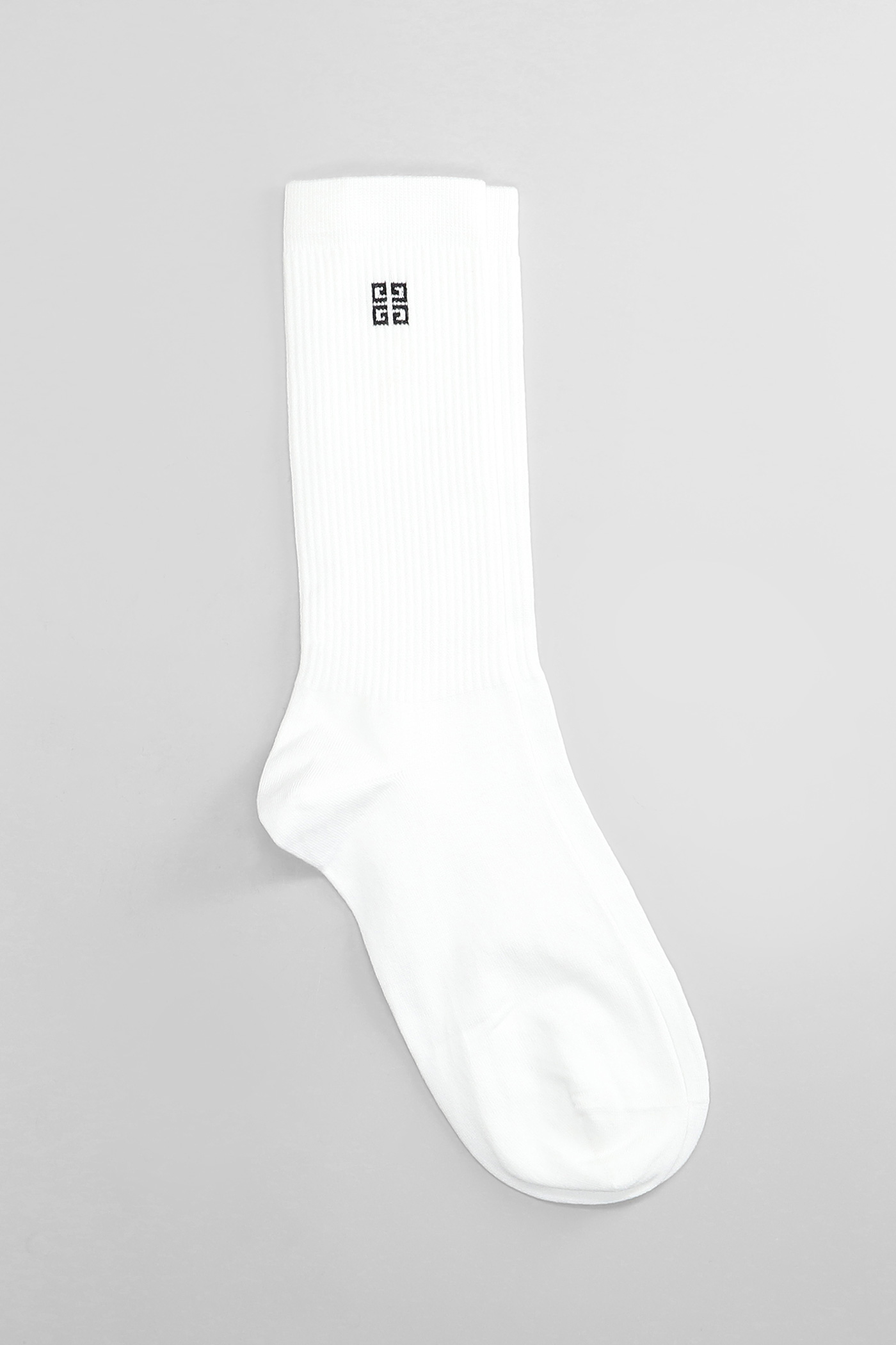 Socks In White Cotton