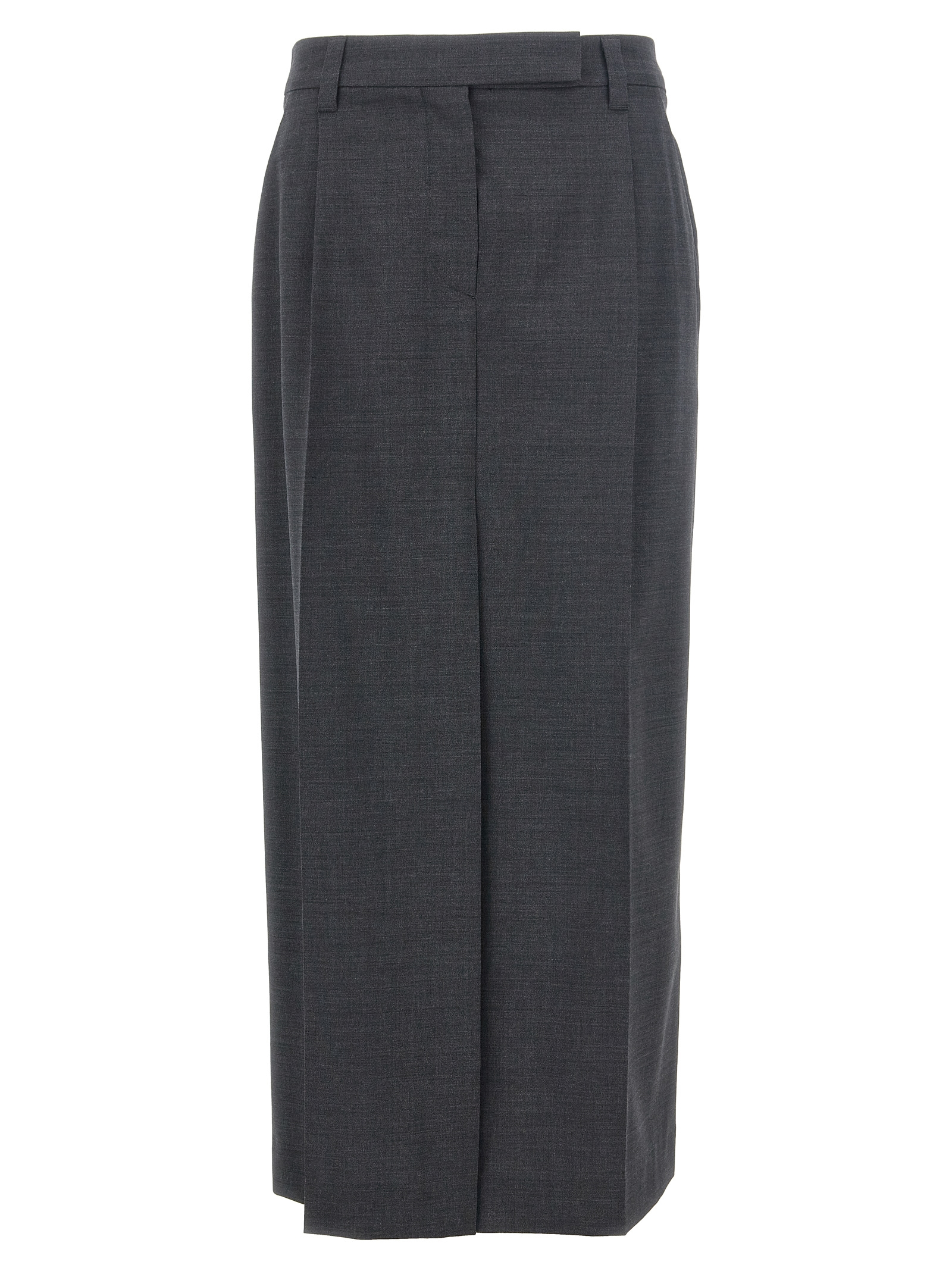 Pin Tuck Maxi Skirt