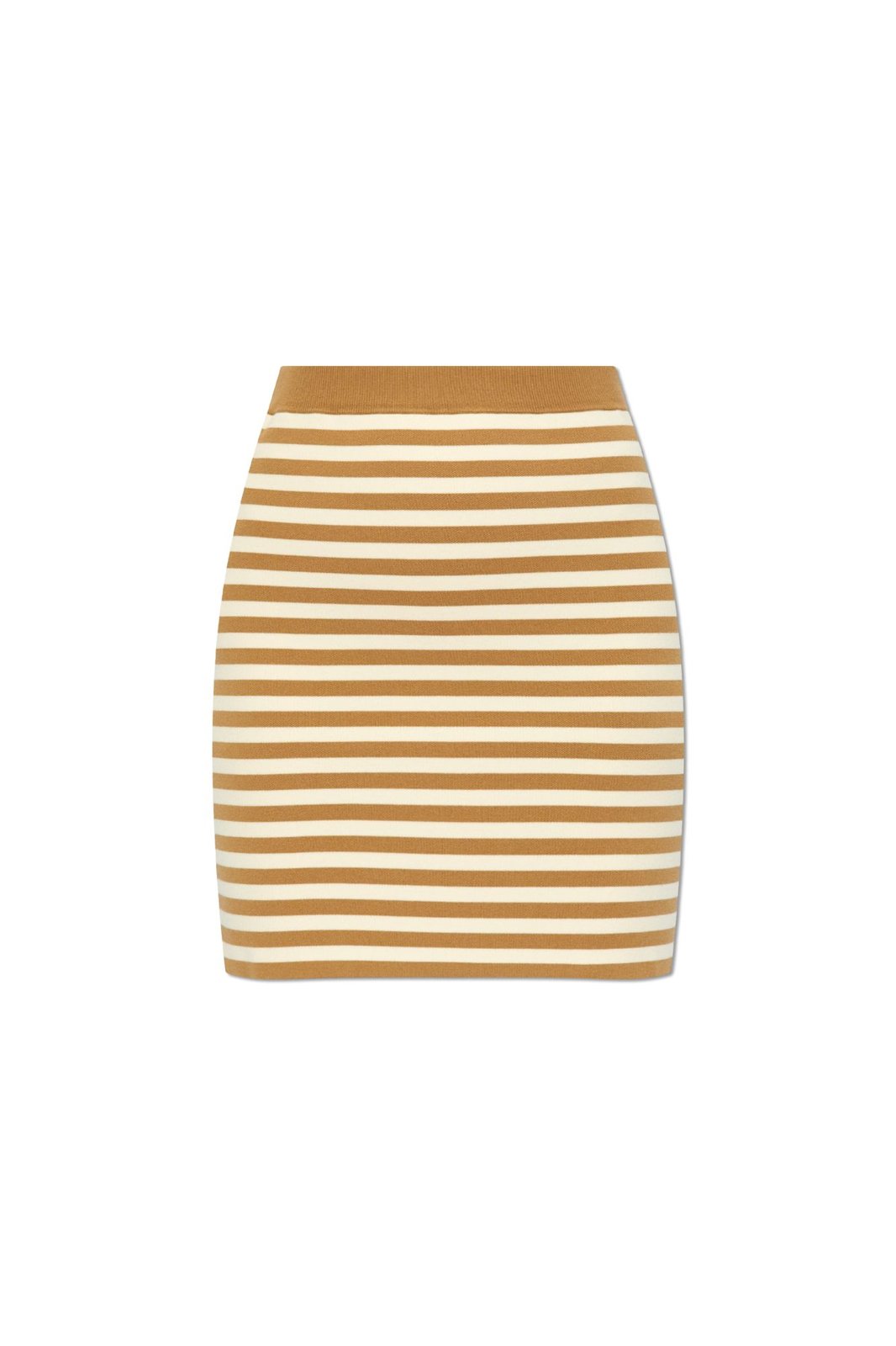 Striped Print Knit Skirt