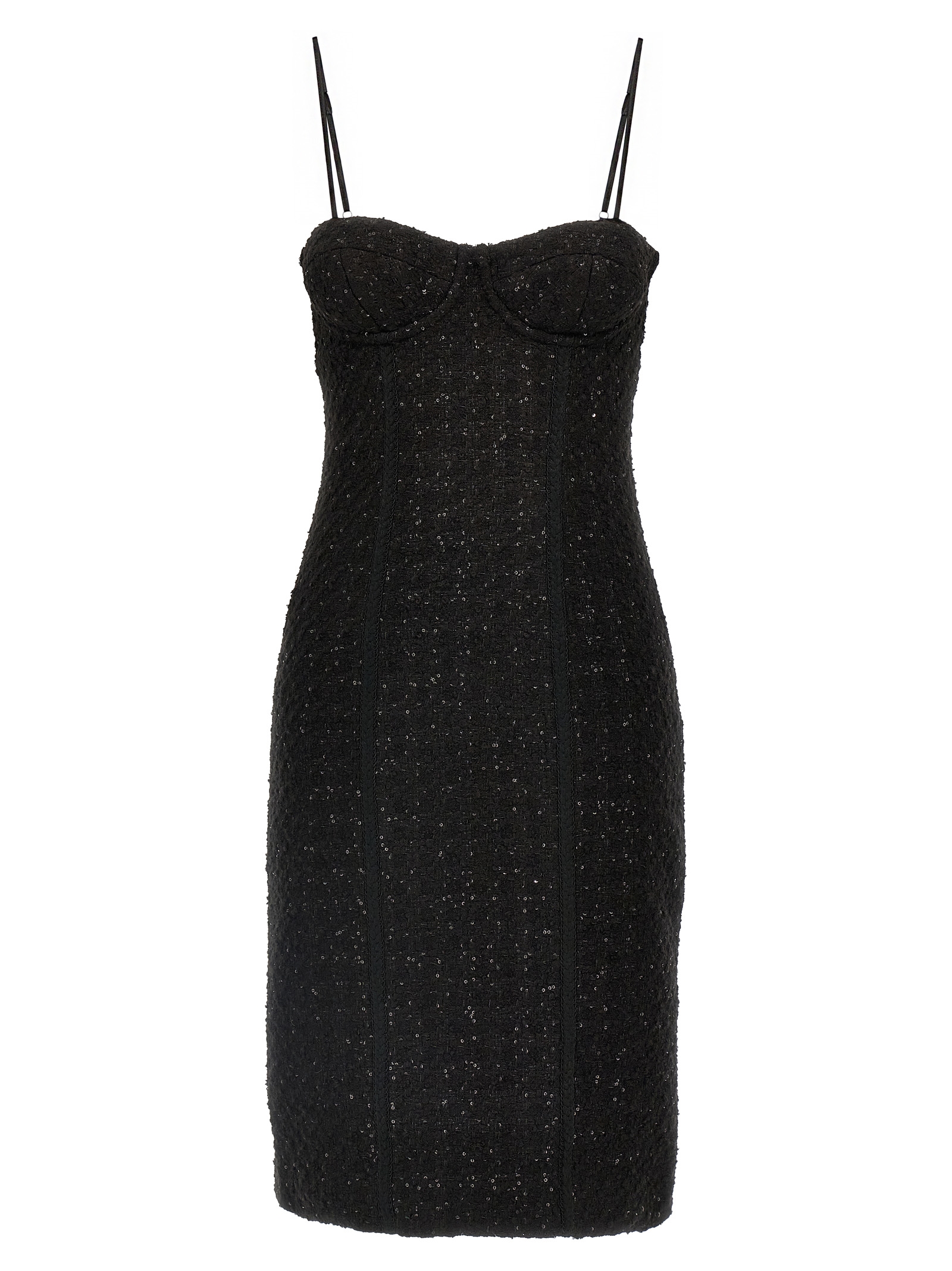 Bouclé Midi Dress