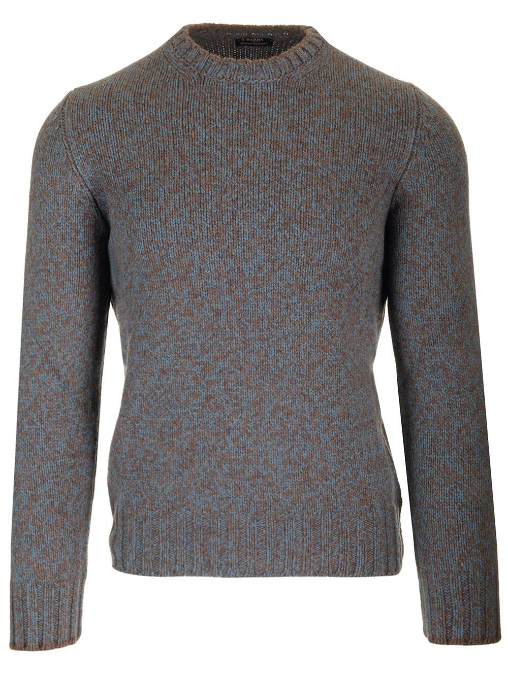 Moulinè Wool Crewneck Sweater