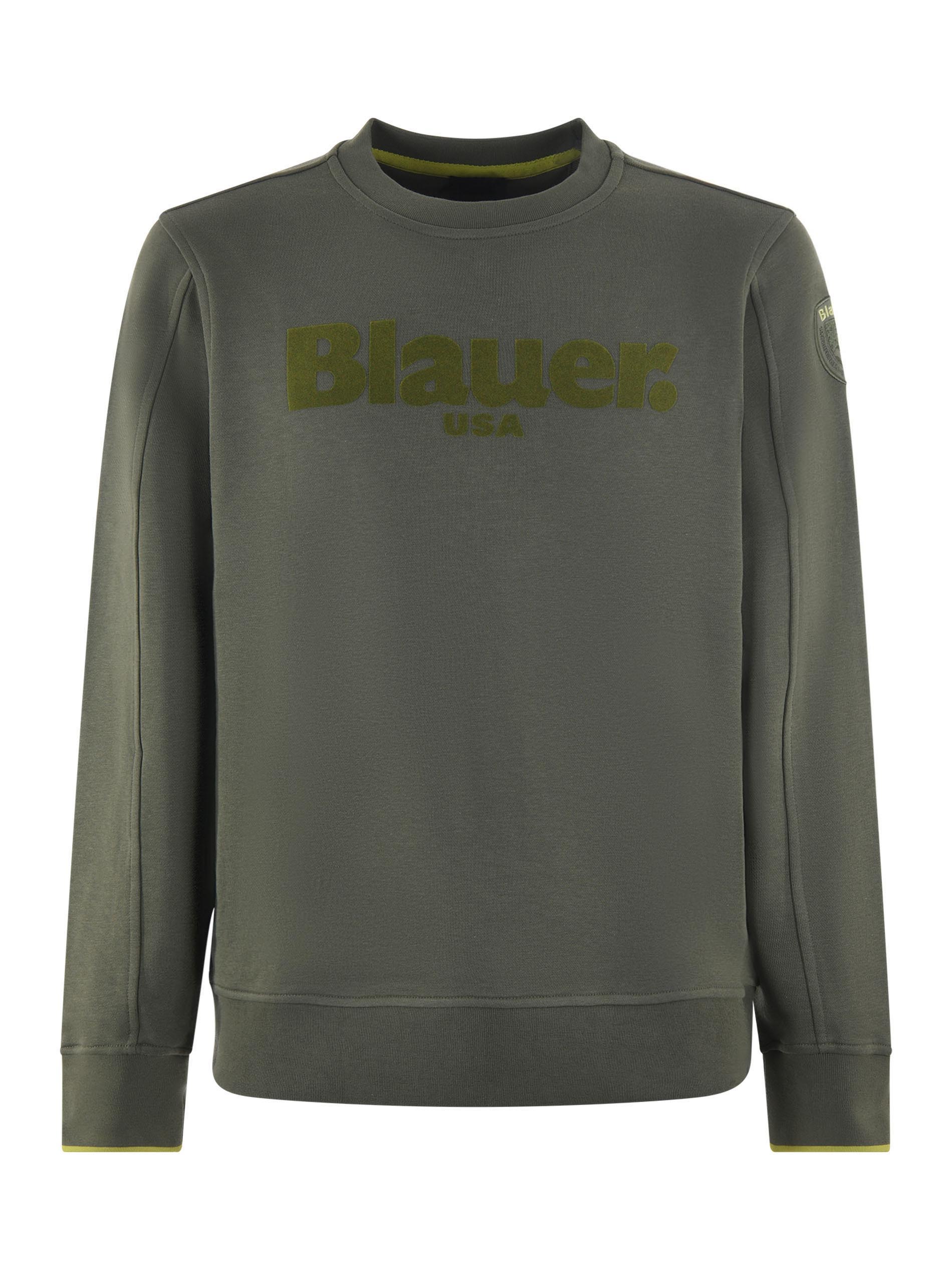 Blauer Sweatshirt