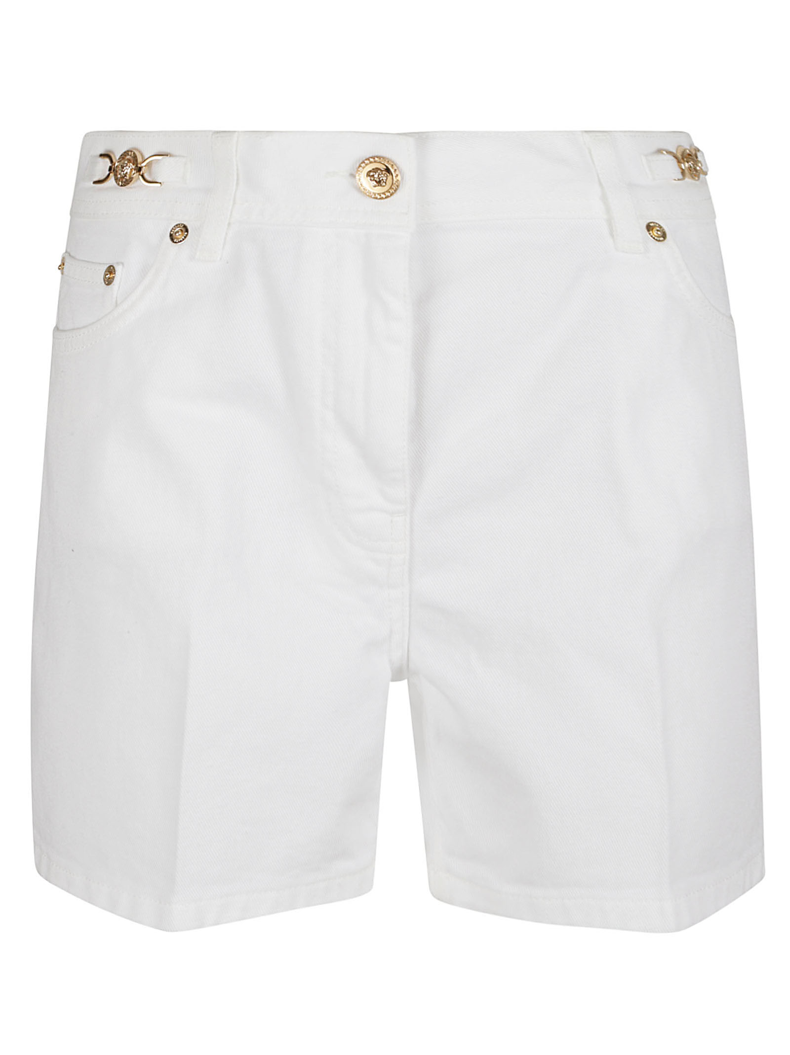 Softened 5 Pockets Denim Shorts