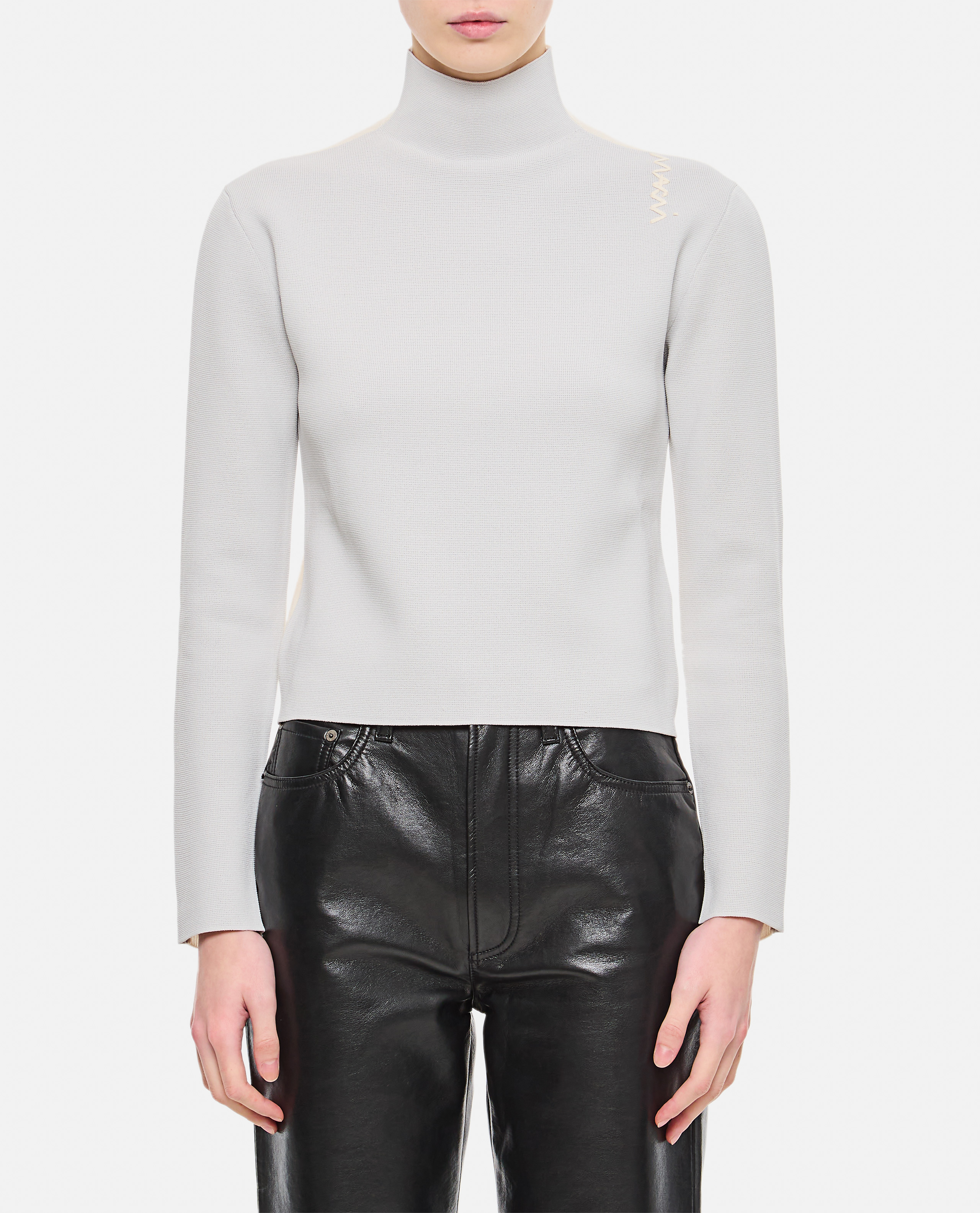 Marni Turtleneck Sweater In White