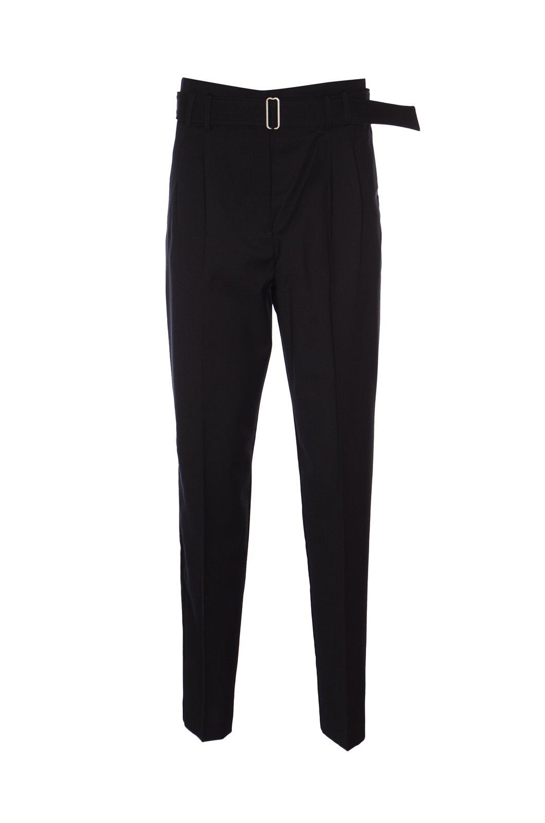 A. P.C. Anthea Belted Straight-leg Trousers