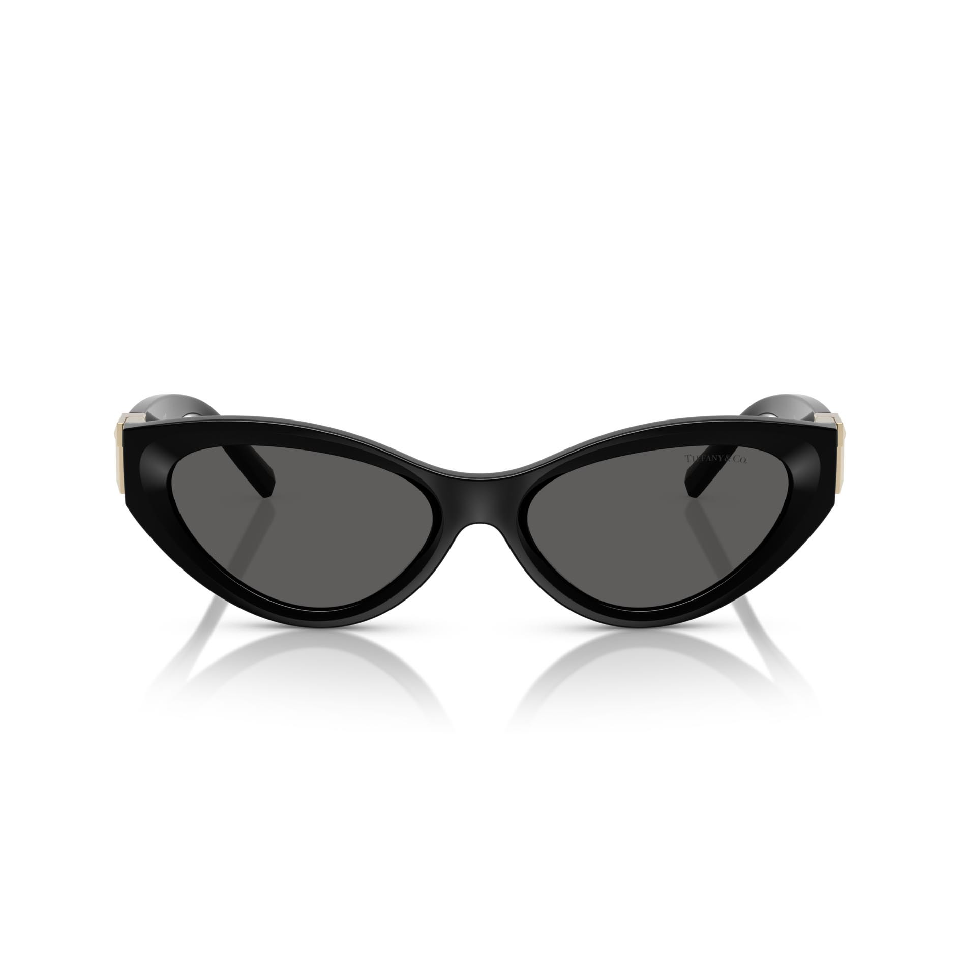 Shop Tiffany &amp; Co. Sunglasses In Nero/grigio