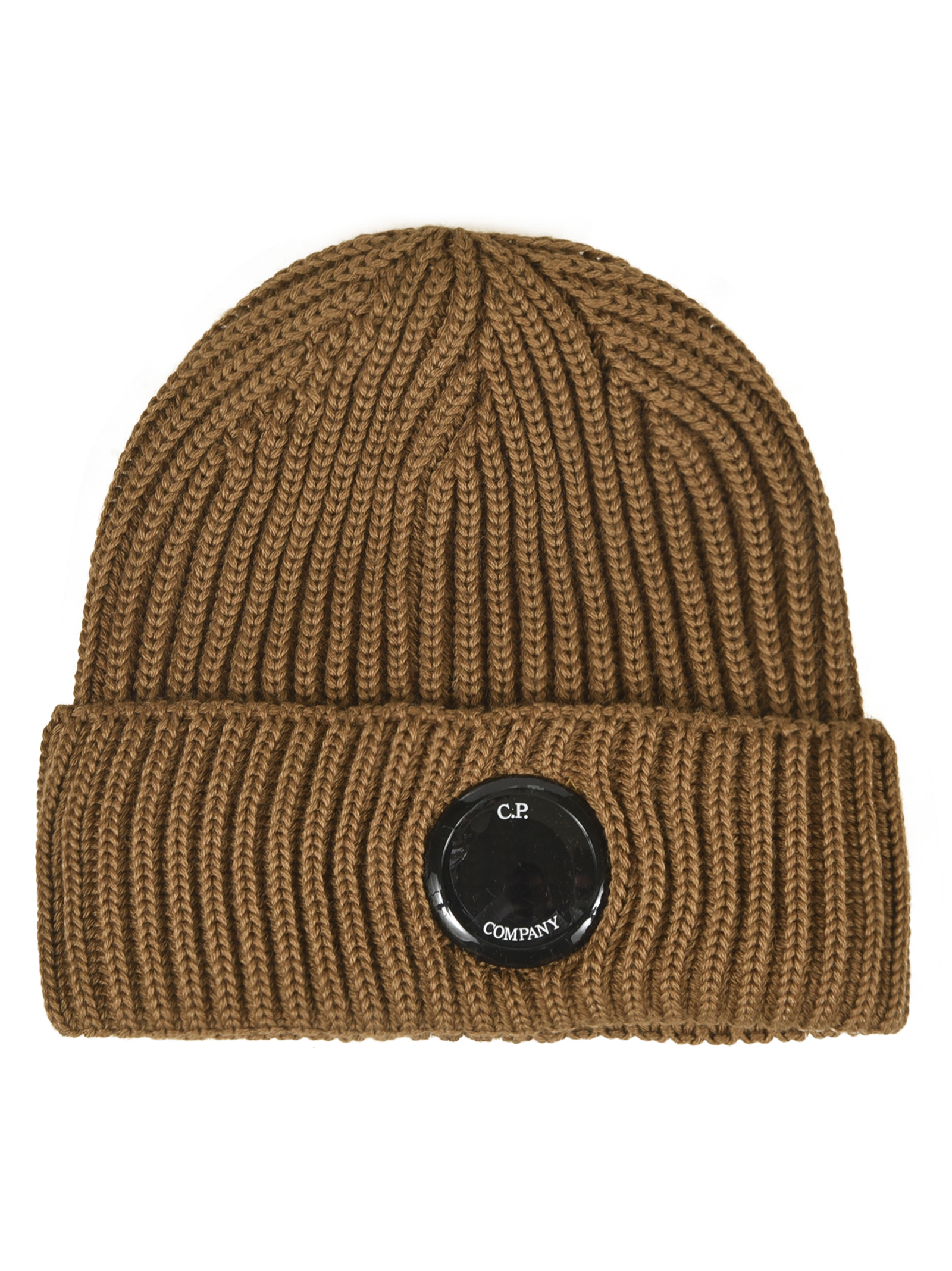 C. P. Company Logo Ribbed Beanie