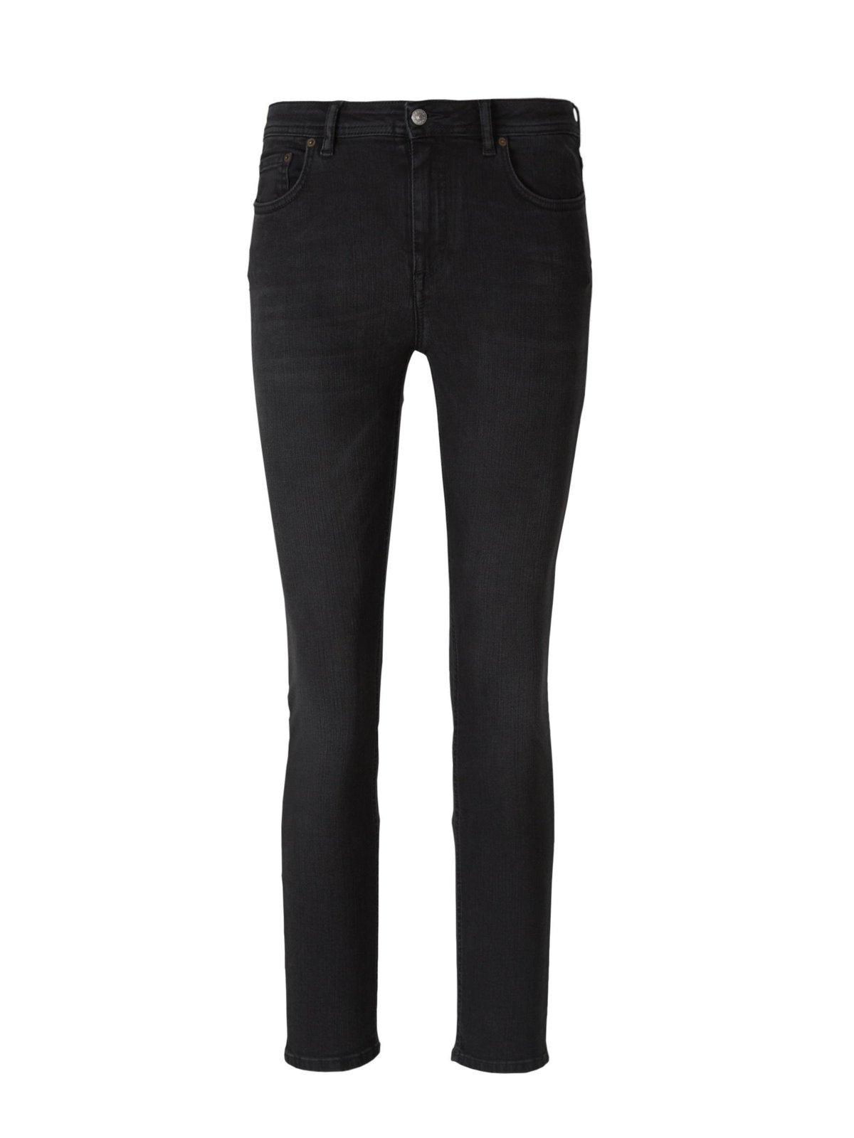 Fade Effect Mid-rise Skinny Jeans