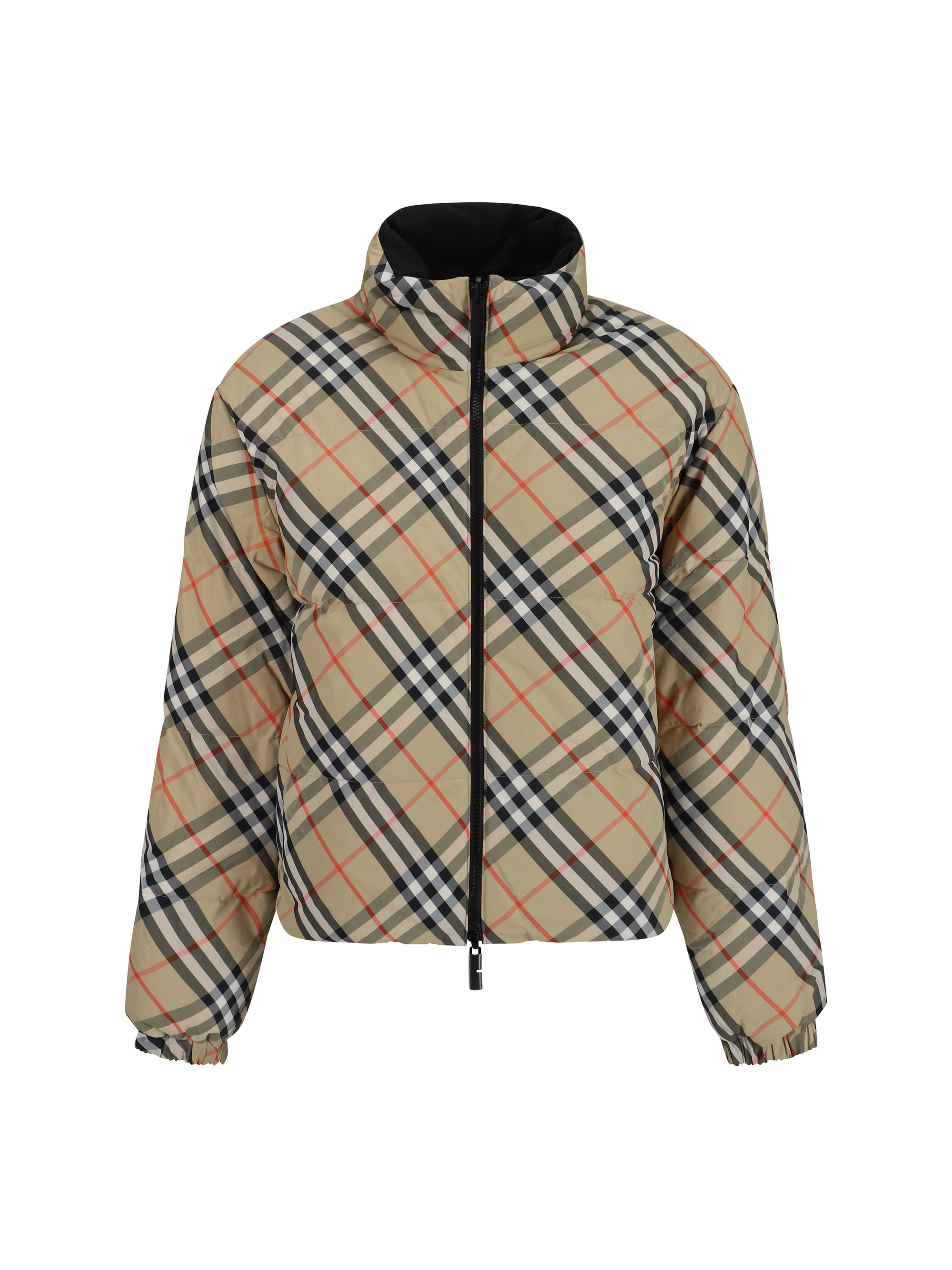 Printed Nylon Reversible Down Jacket