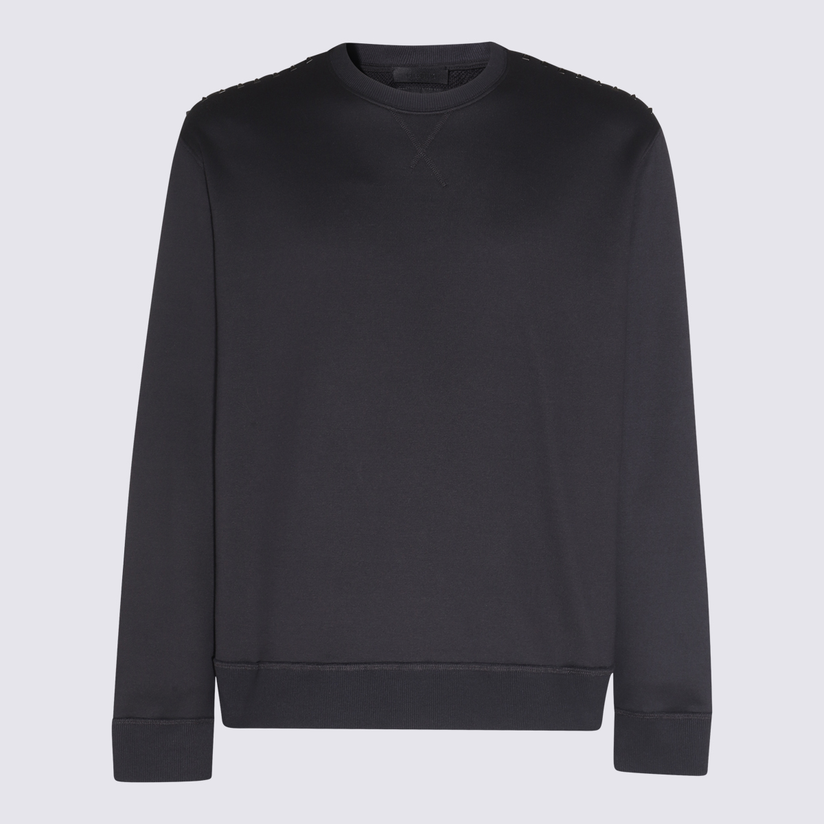 Black Cotton Sweatshirt