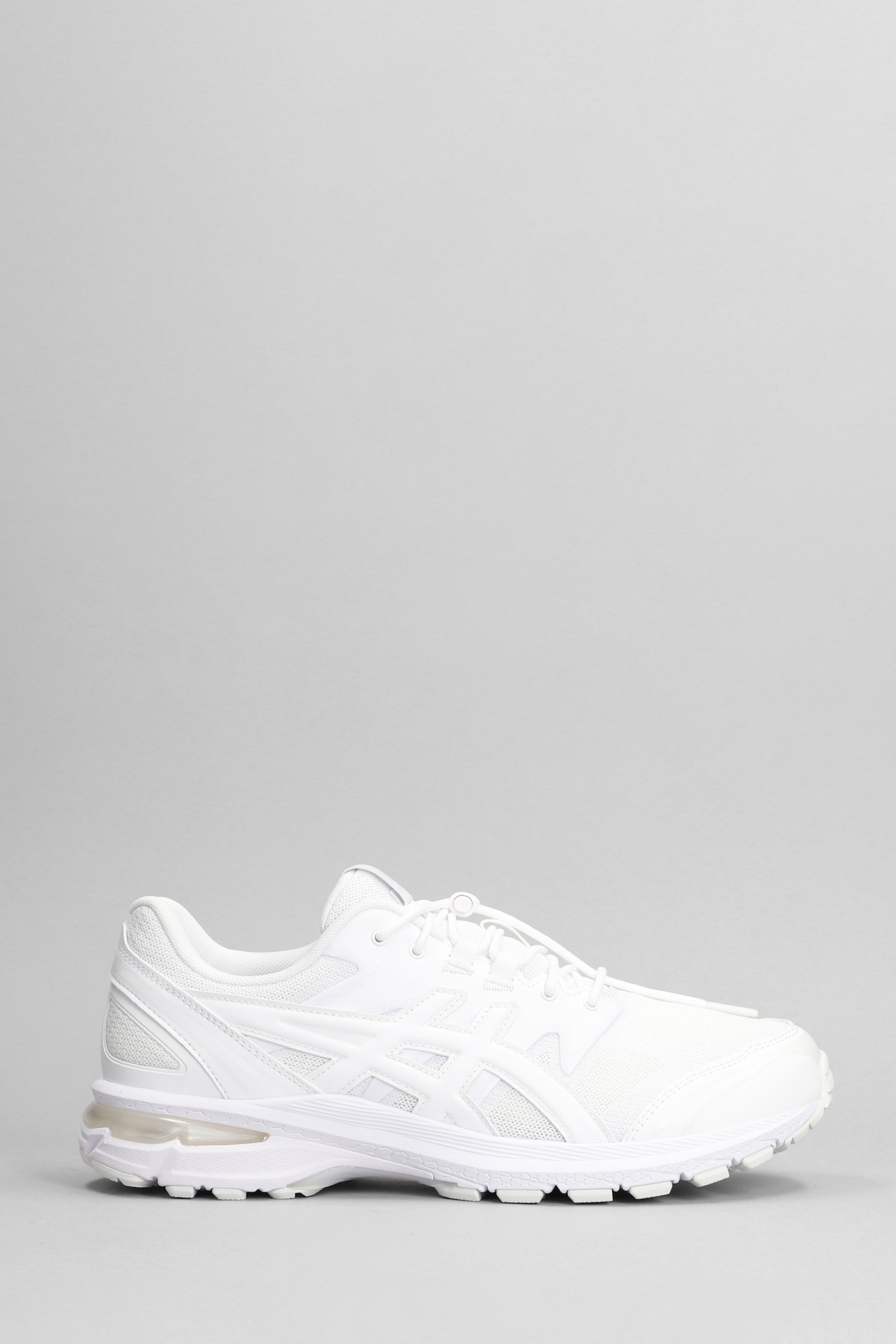 Gel-terrain Sneakers In White Leather And Fabric