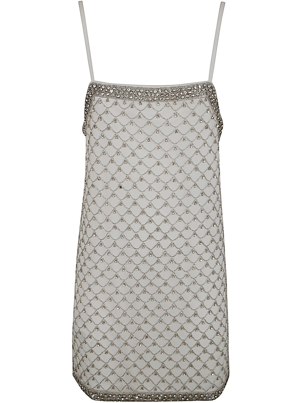 Embellished Mini Slip Dress