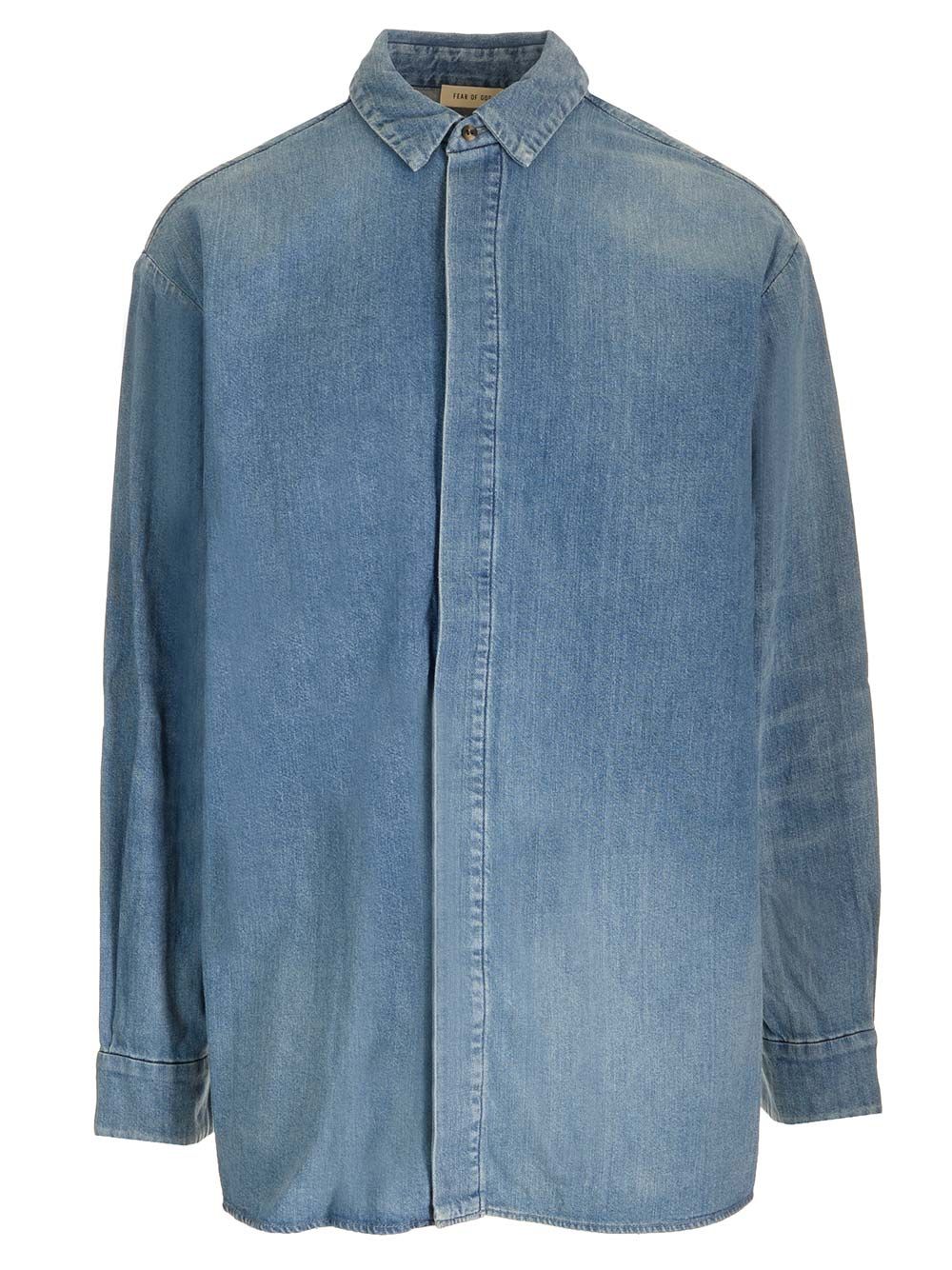 vented Denim Shirt