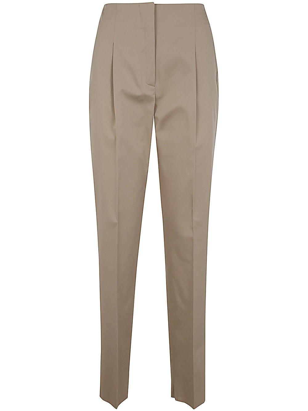 Logo Patch Straight Leg Pants Max Mara