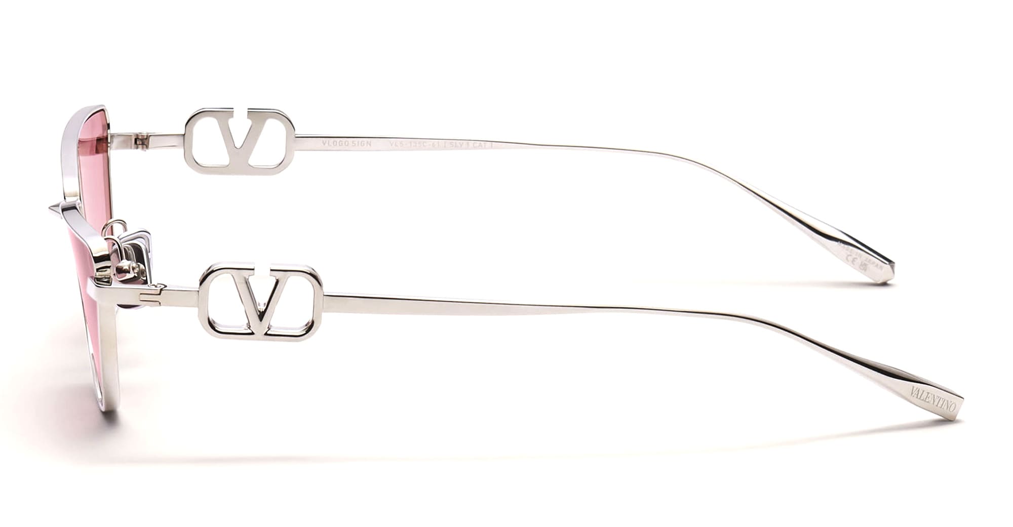 Valentino Eyewear Cat-eye Frame Sunglasses In Silver