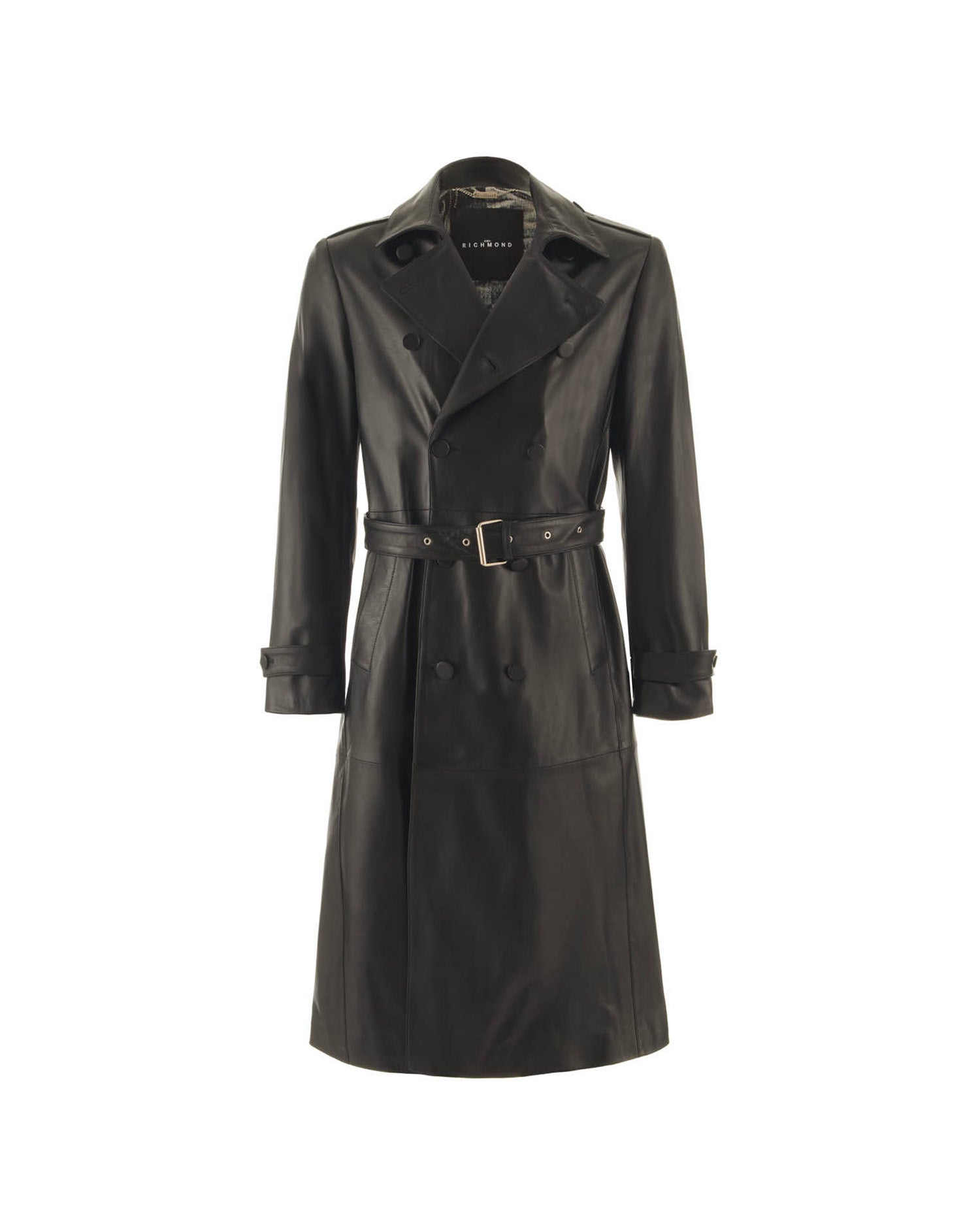 Long Double Breasted Trench Coat