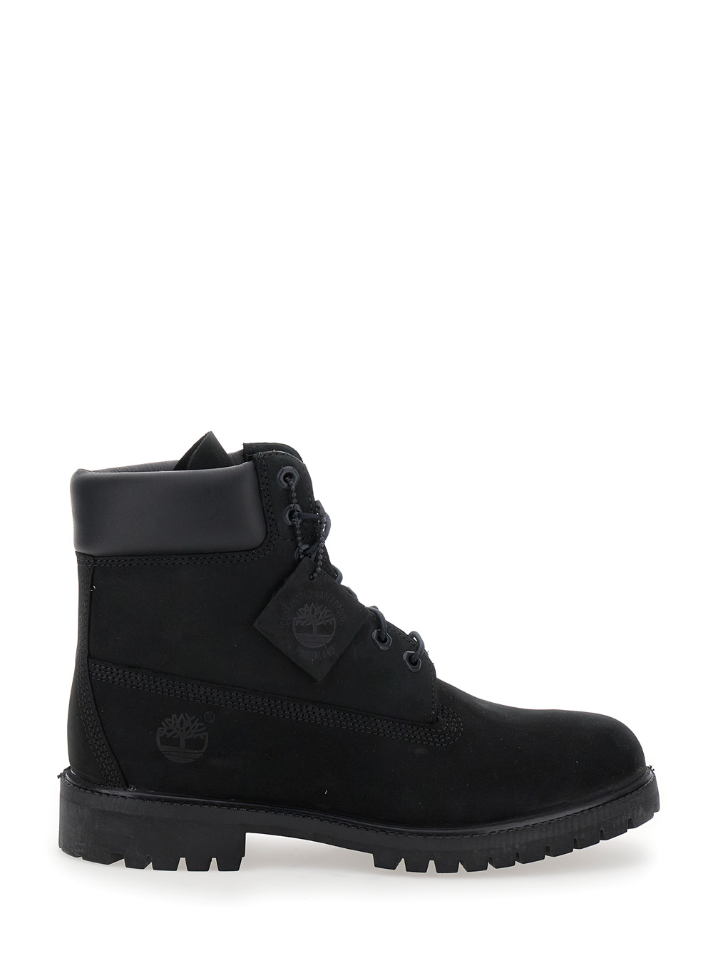 Premium 6 Inch Lace Up Waterproof Boot Black