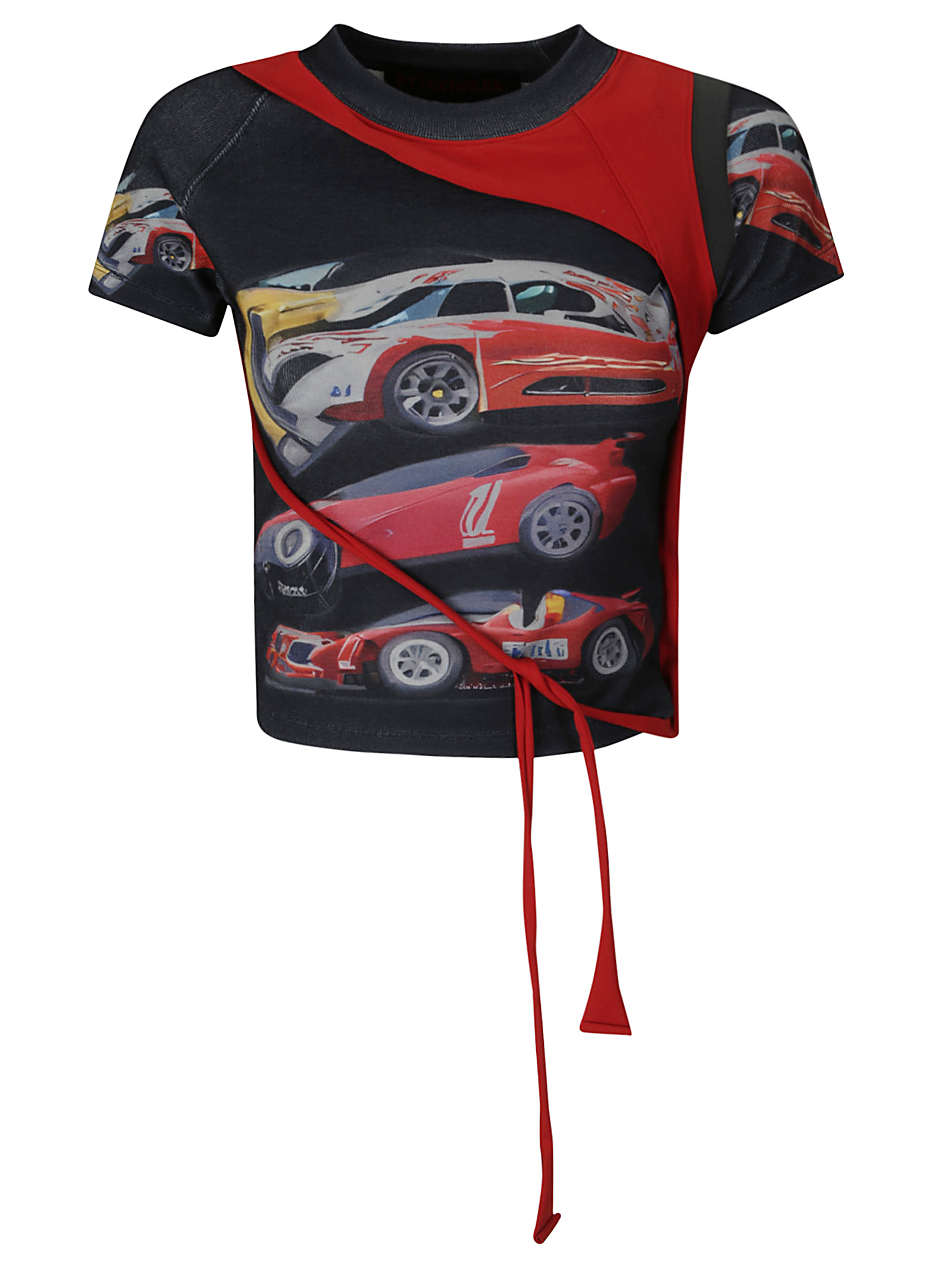 Adsb X Ottolinger Car Printed Jersey Top