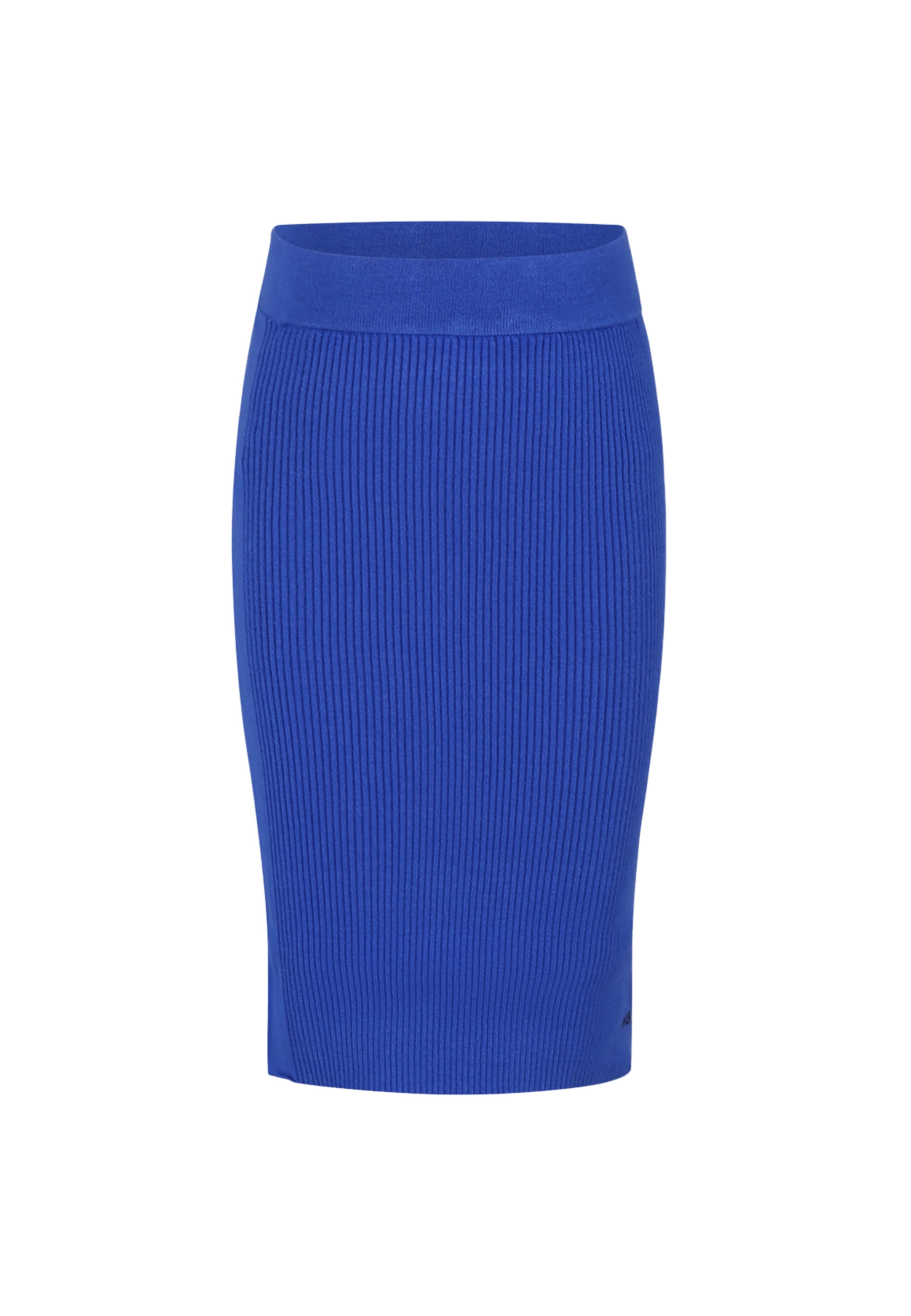 Msgm Blue Skirt For Girl With Logo In Blue
