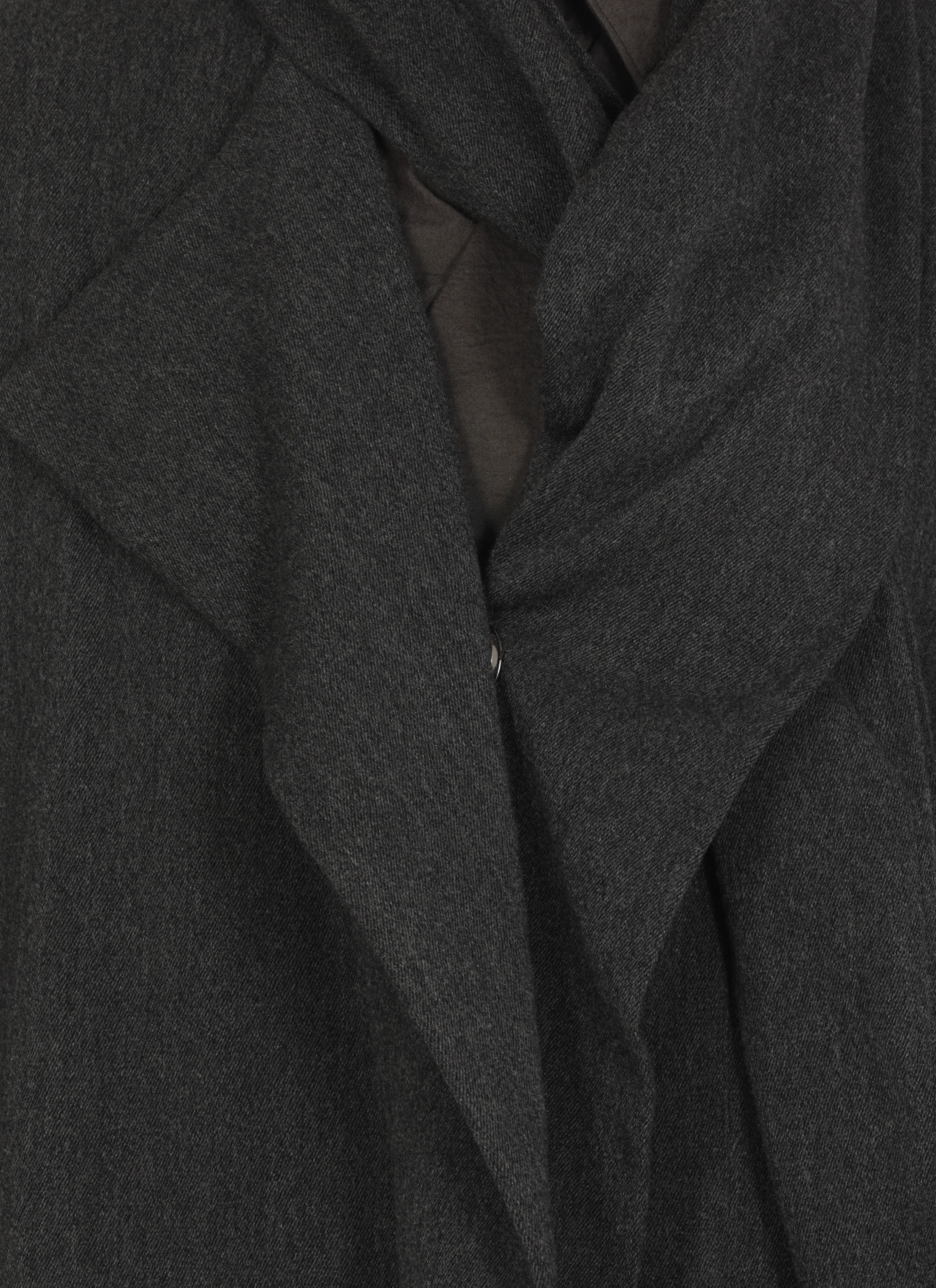 Shop Y's Wool Coat In Grey