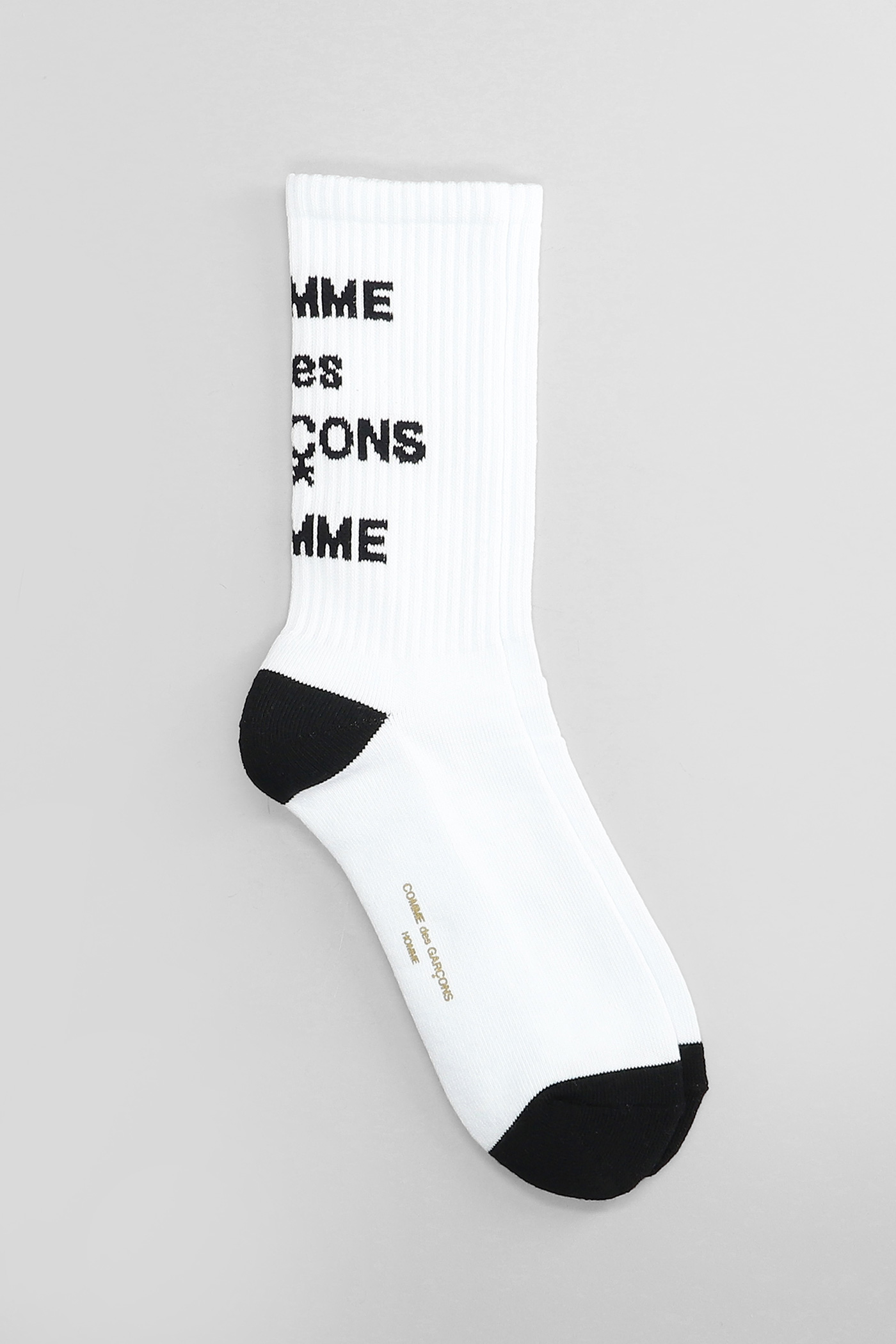 Socks In White Cotton