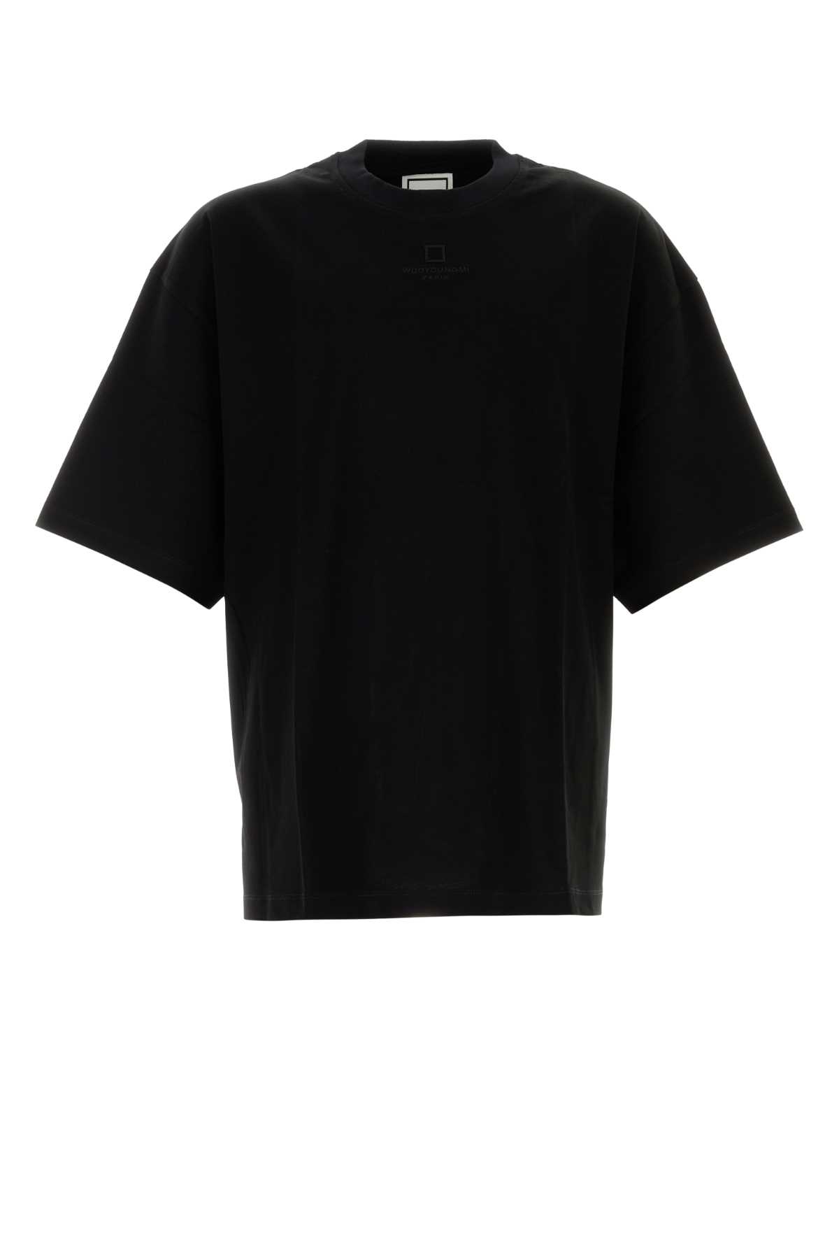 Black Cotton Oversize T-shirt