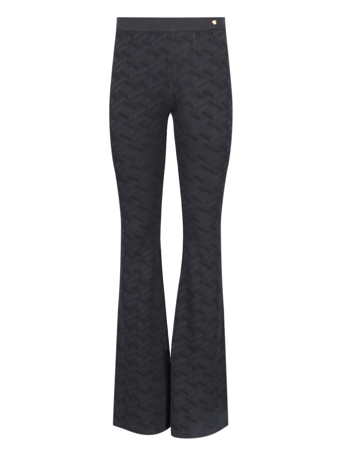 Medusa Flared Stretch Viscose Jersey Pants