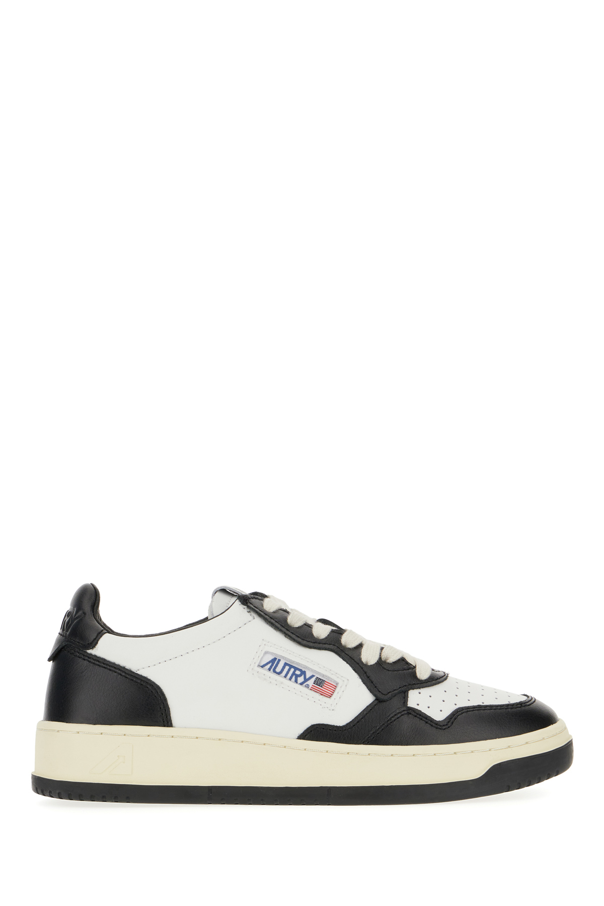 Two-tone Leather Medalist Sneakers