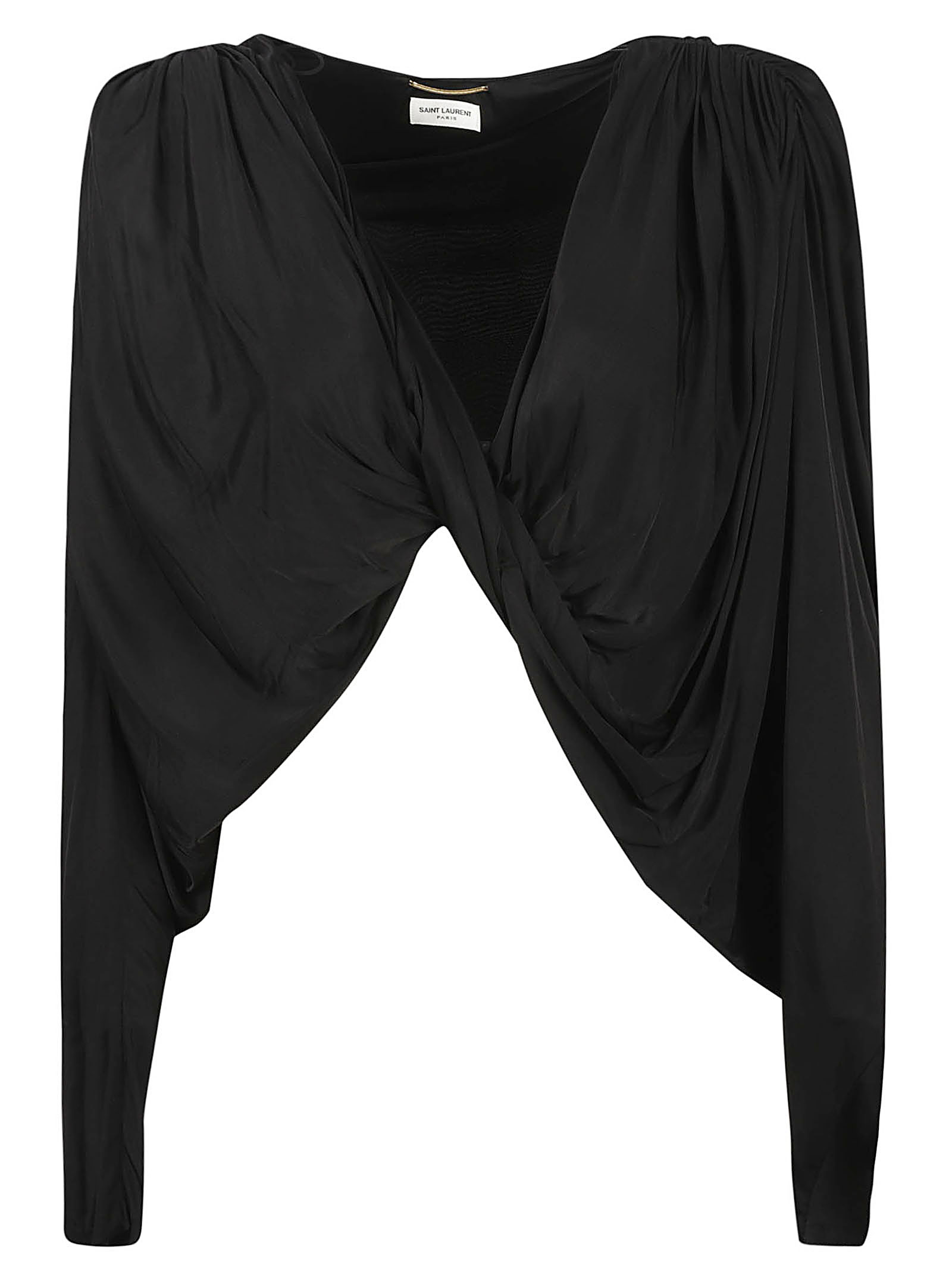 Saint Laurent V-neck Cropped Top