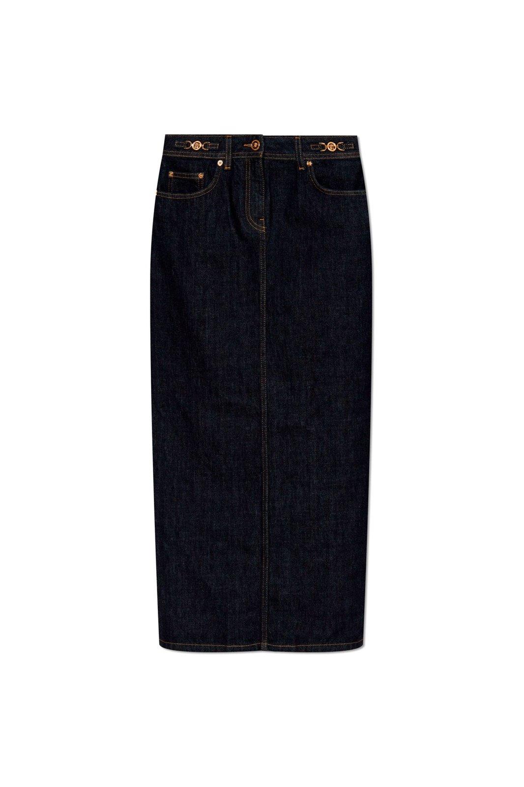 Medusa 95 High-waist Denim Skirt