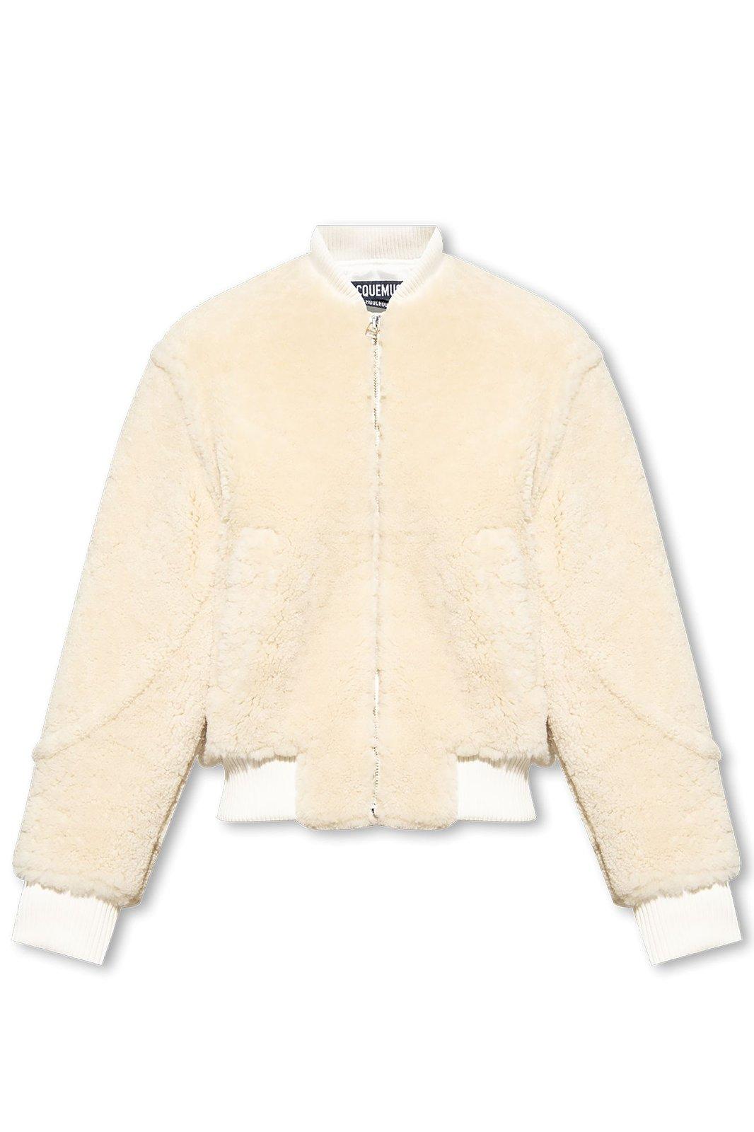 Le Blouson Pilou Shearling Bomber Jacket