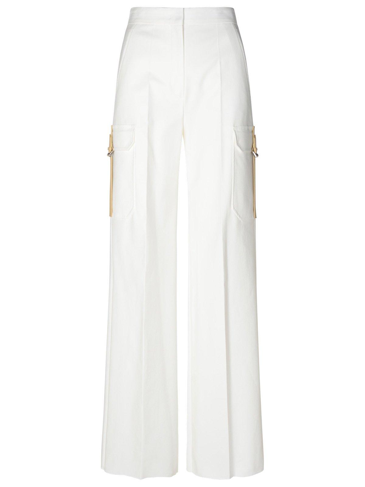 Buckle Detailed Straight Leg Pants