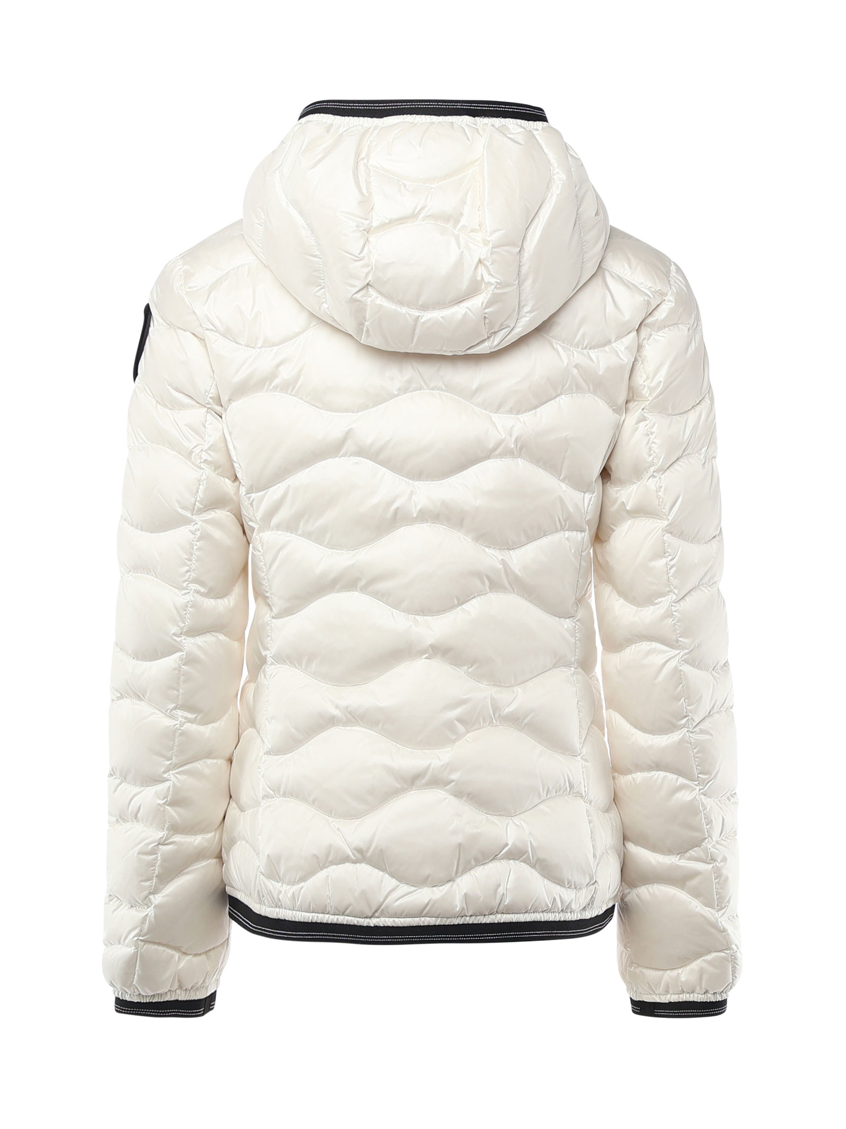 BLAUER WAVE PATTERN DOWN JACKET CAMELIA