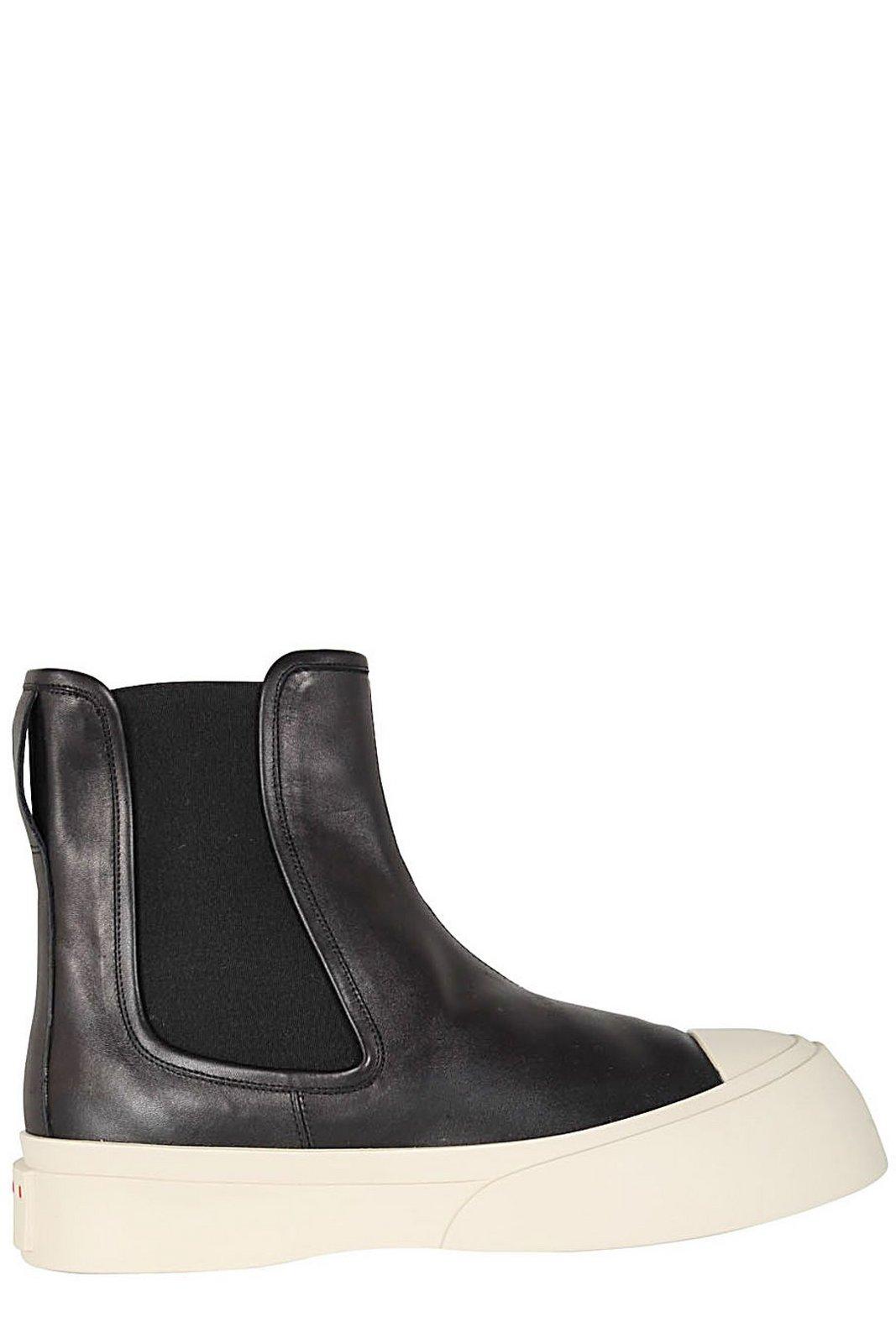 Round Toe Chelsea Boots Marni