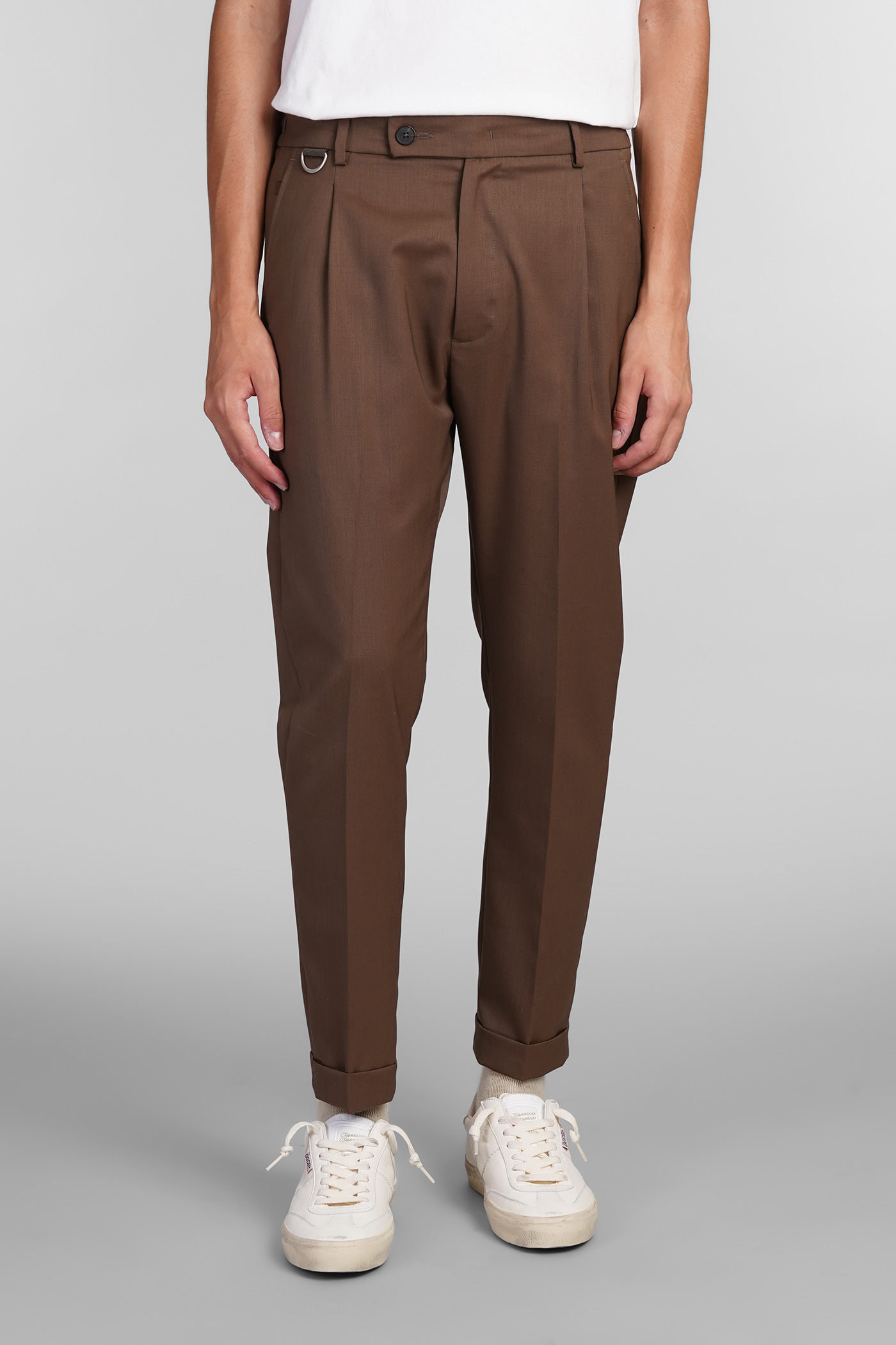 Riviera Pants In Brown Wool