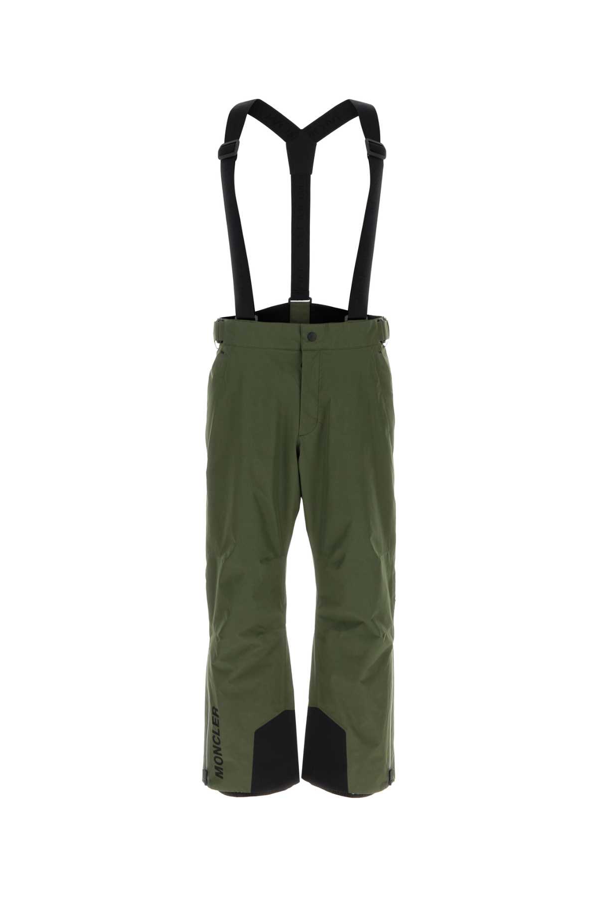 Army Green Polyester Ski Pant