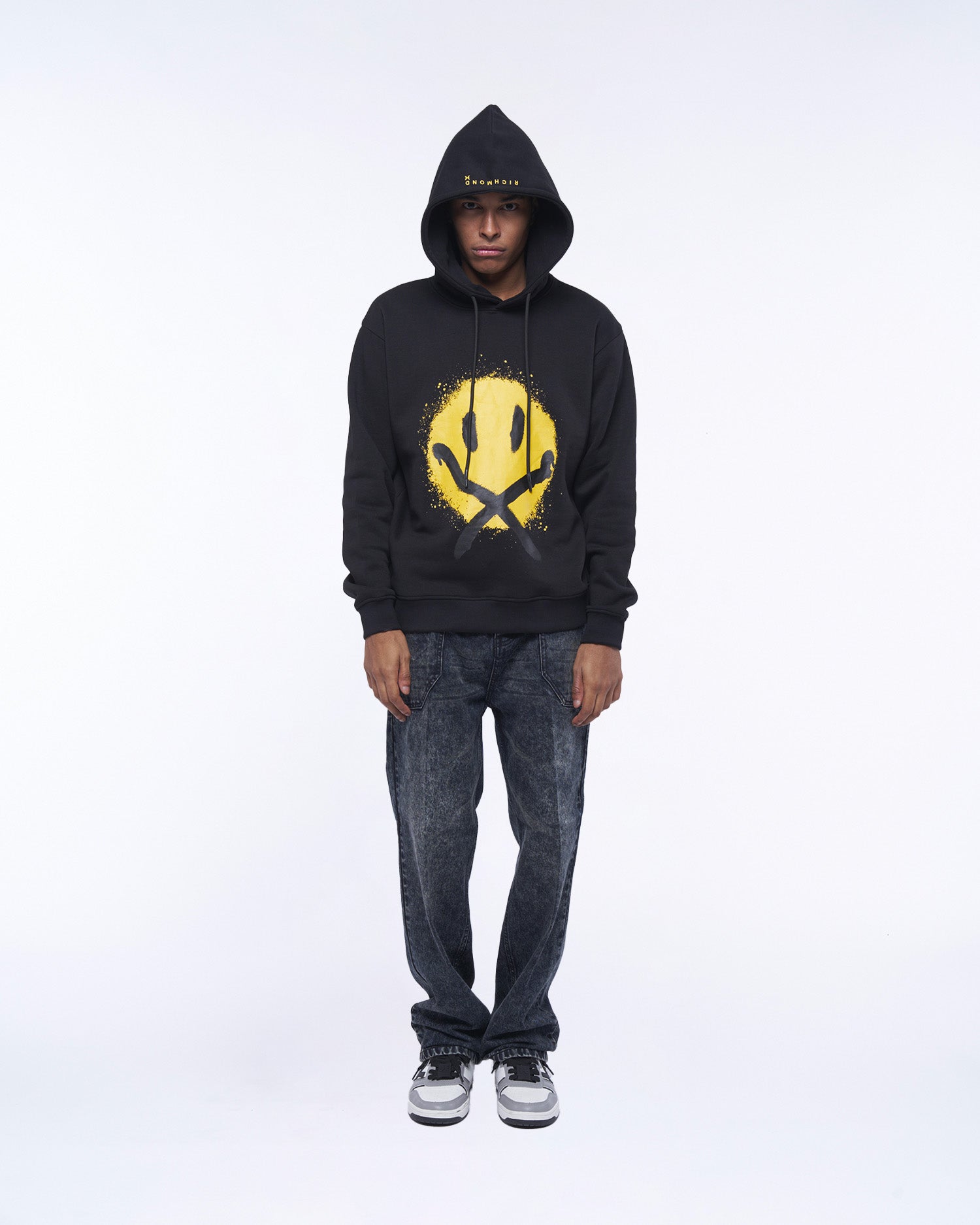 Hoodie With Embossed Print