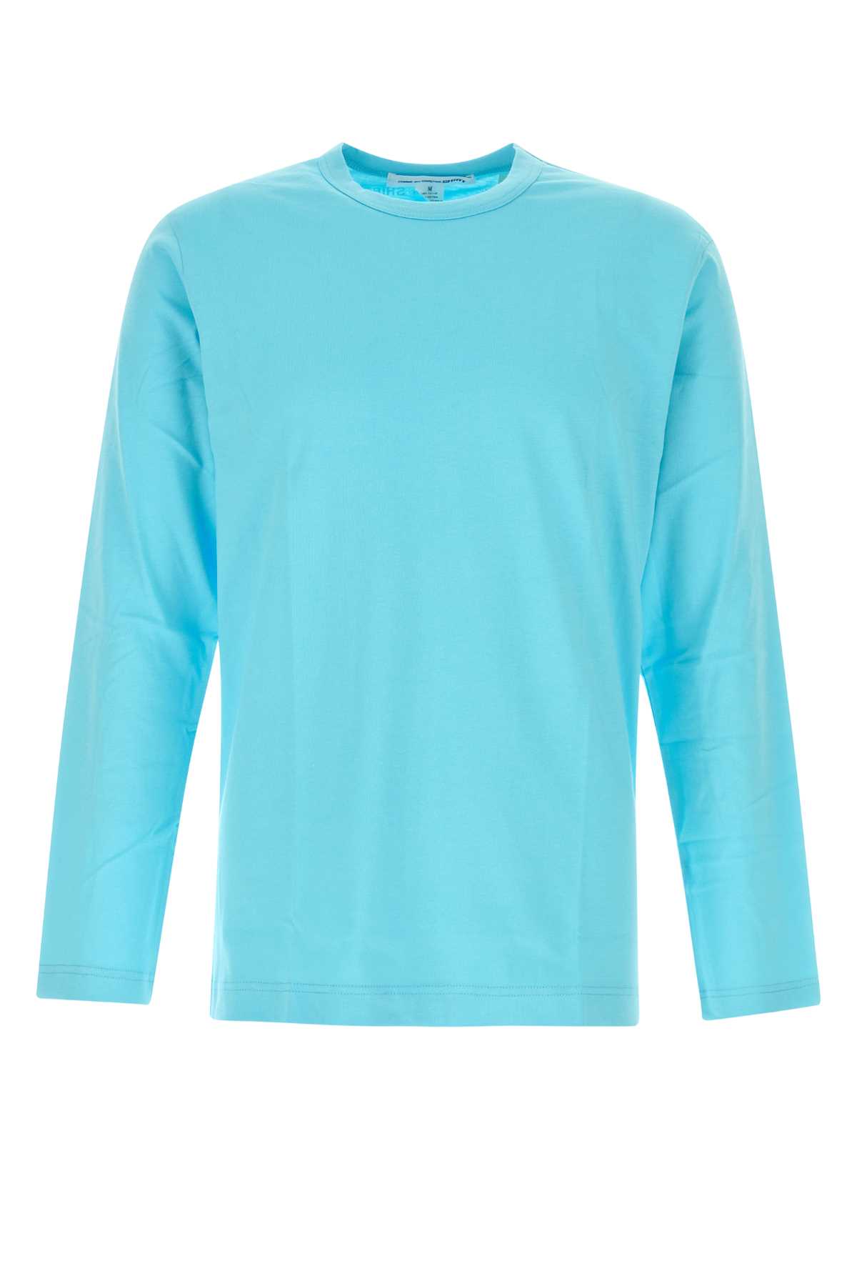 Lightblue Cotton T-shirt