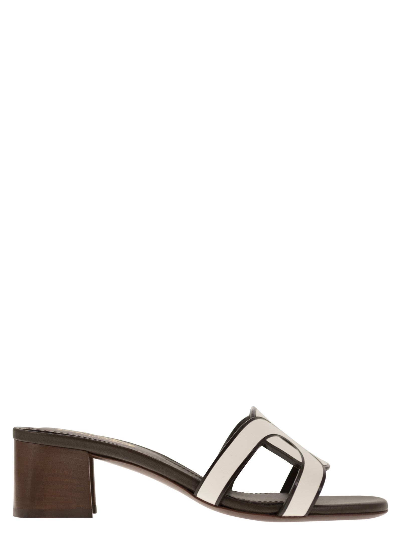 Leather Heeled Sandal