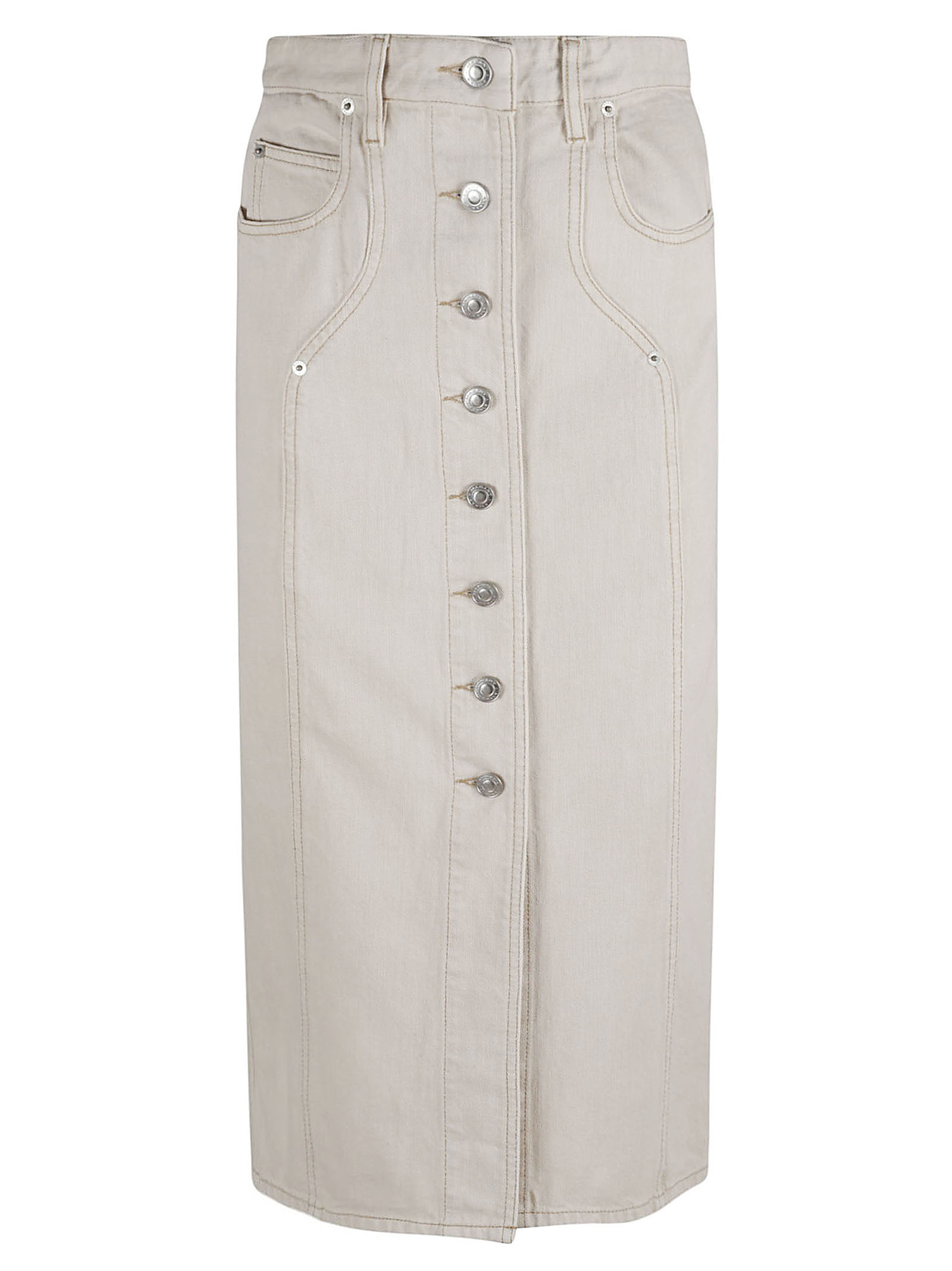 Marant Étoile Denim Midi Skirt