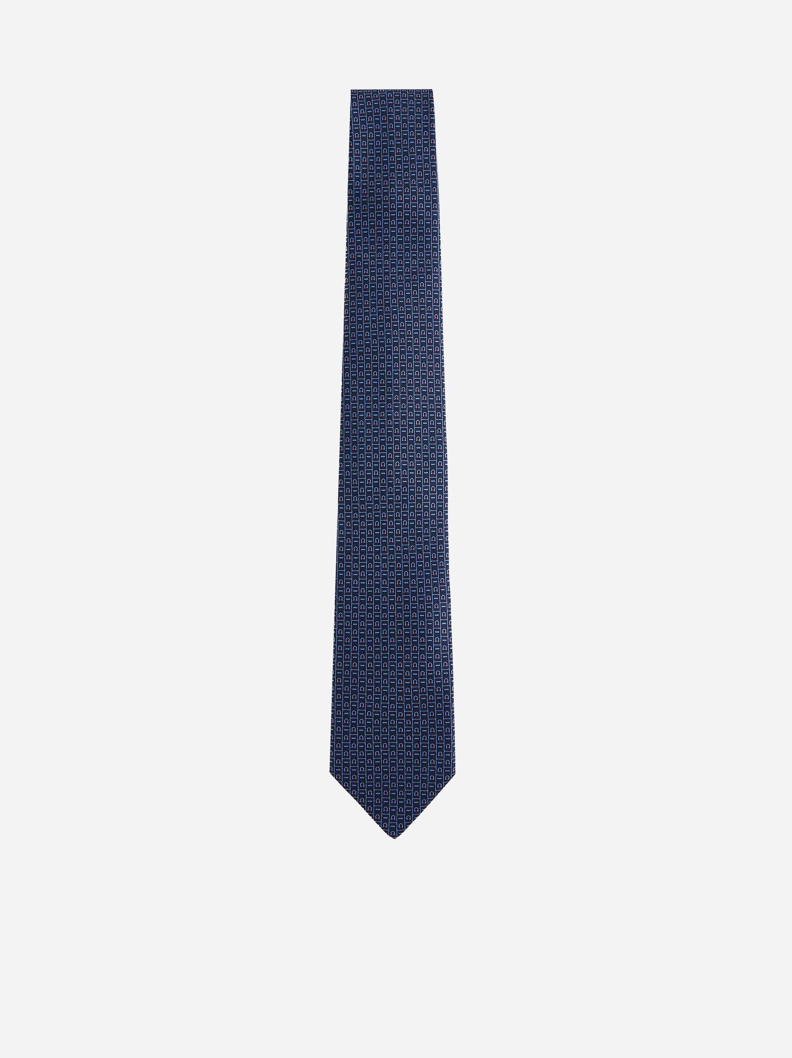 Gancini Silk Tie