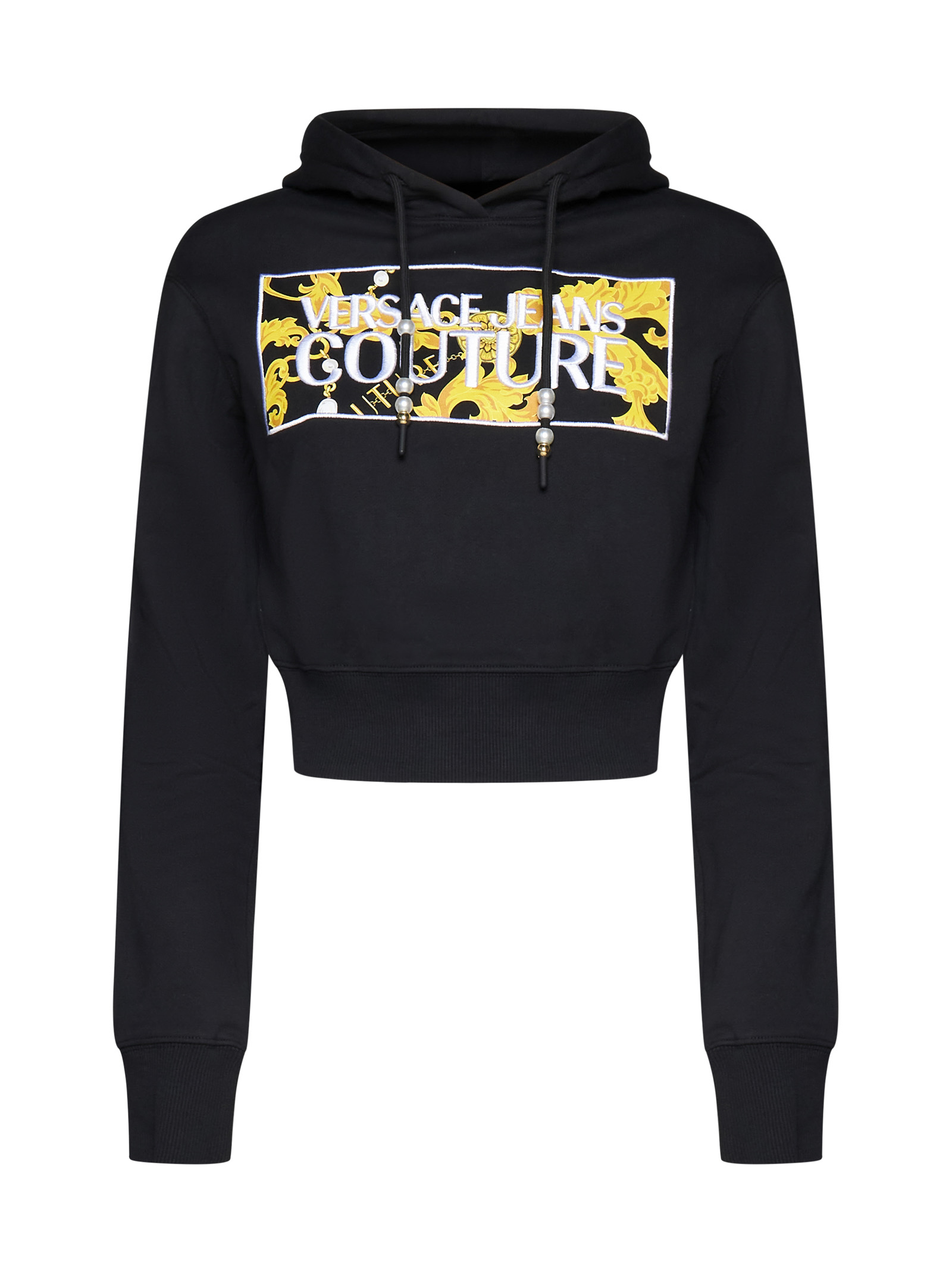 Cropped Sweatshirt With Logo