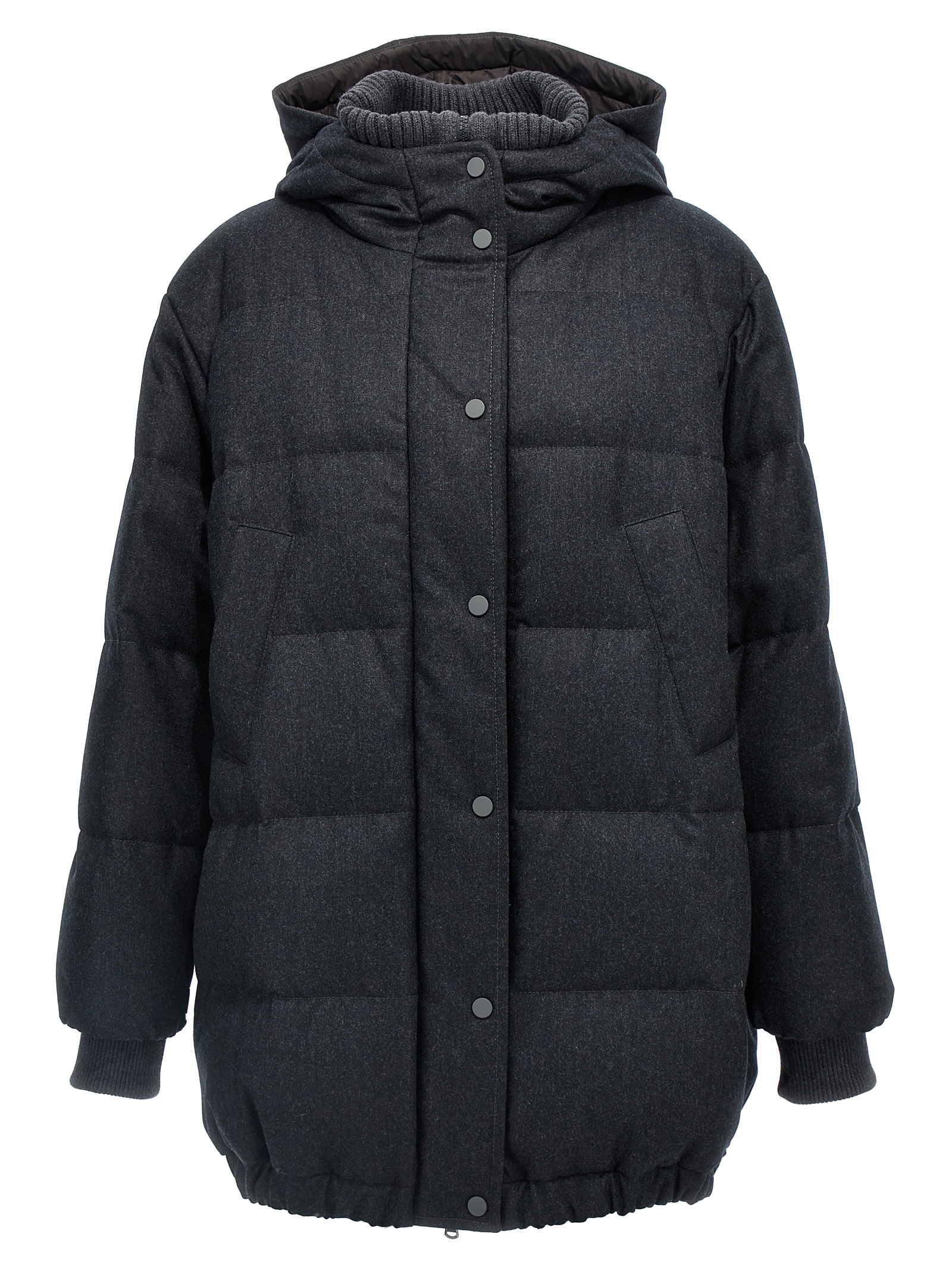 Padded Wool Down Jacket