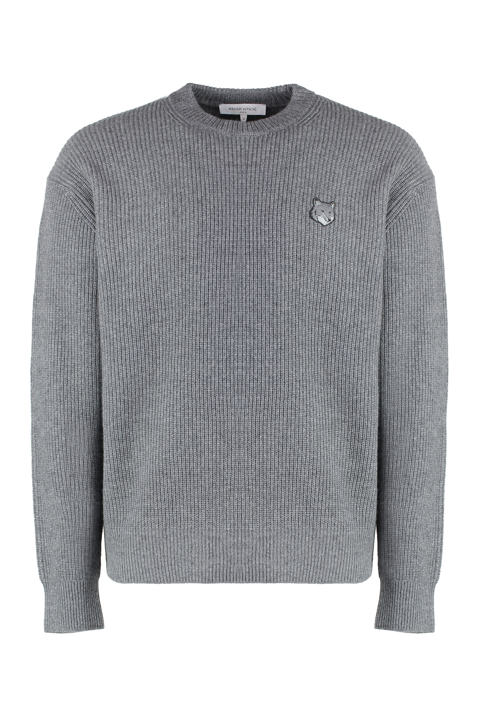 Maison Kitsuné Wool-blend Crew-neck Sweater