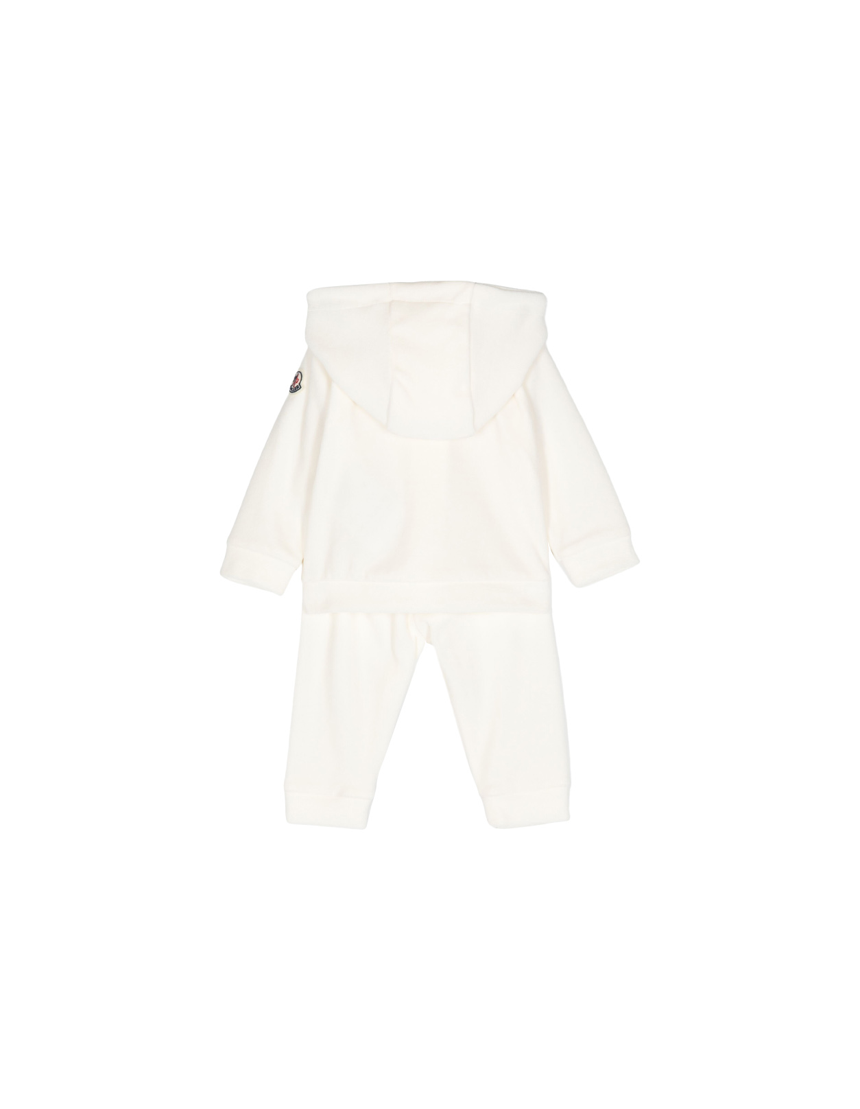 Moncler White Chenille Tracksuit With Logo