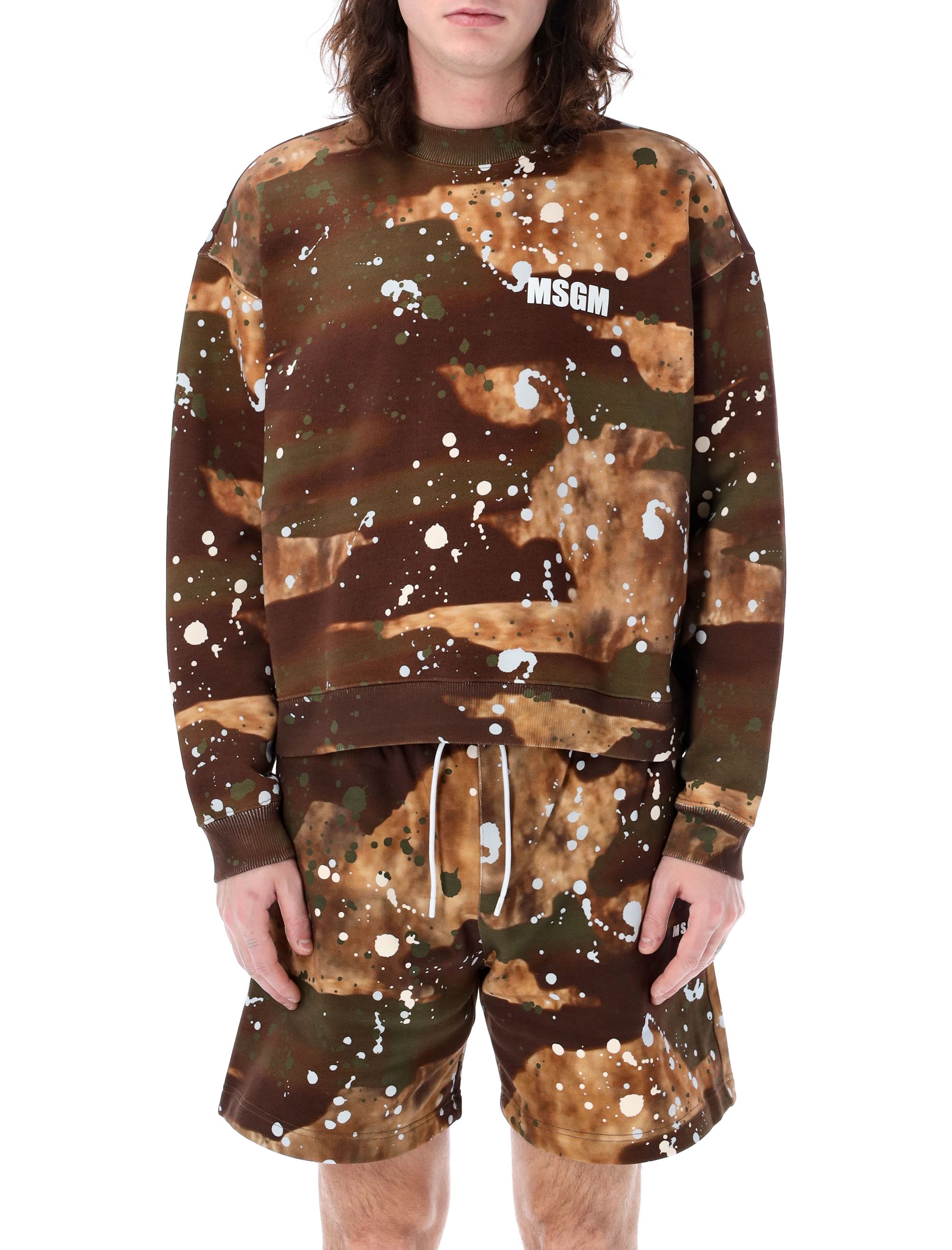 Dripping Camo Sweatshirt