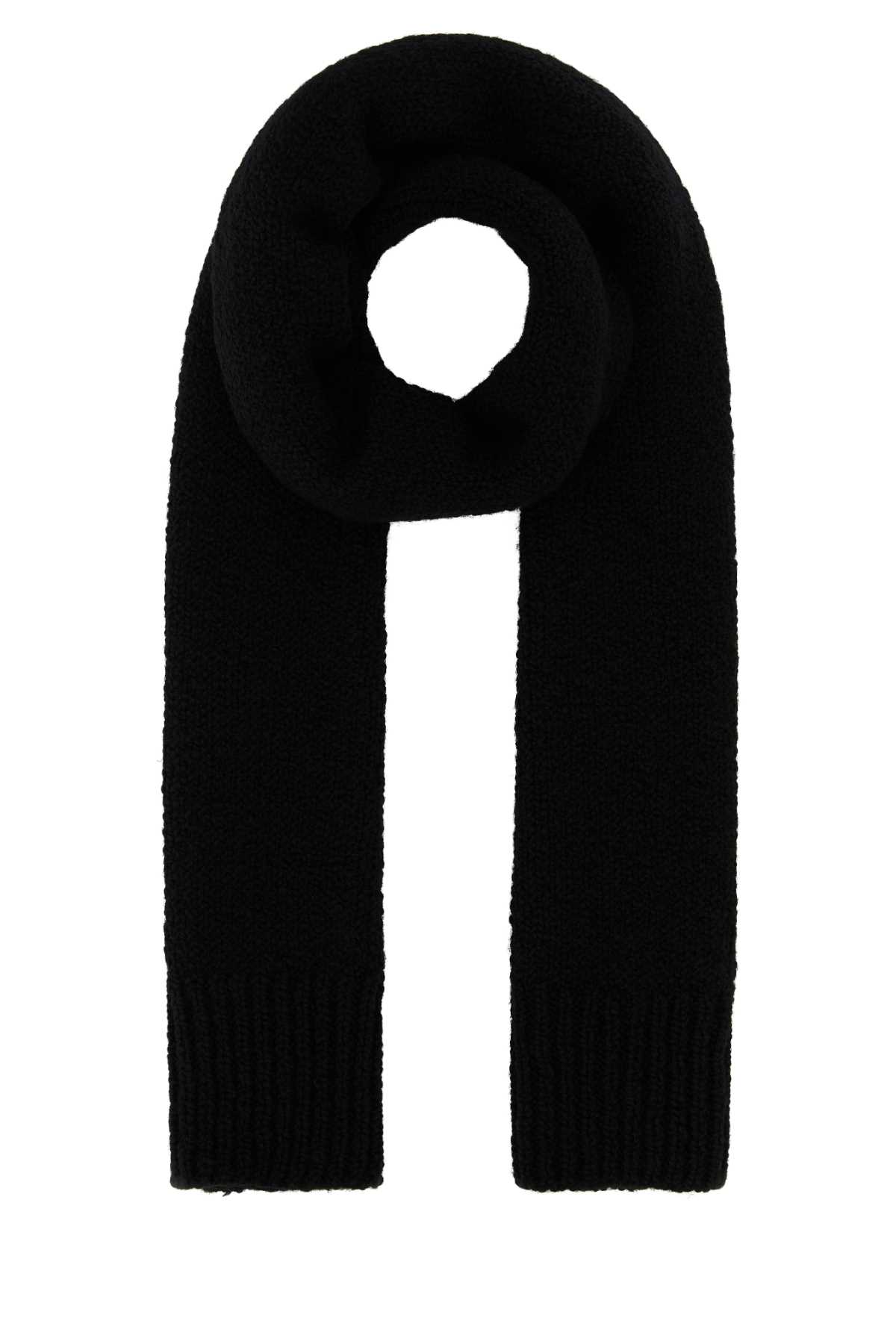 Black Wool Scarf