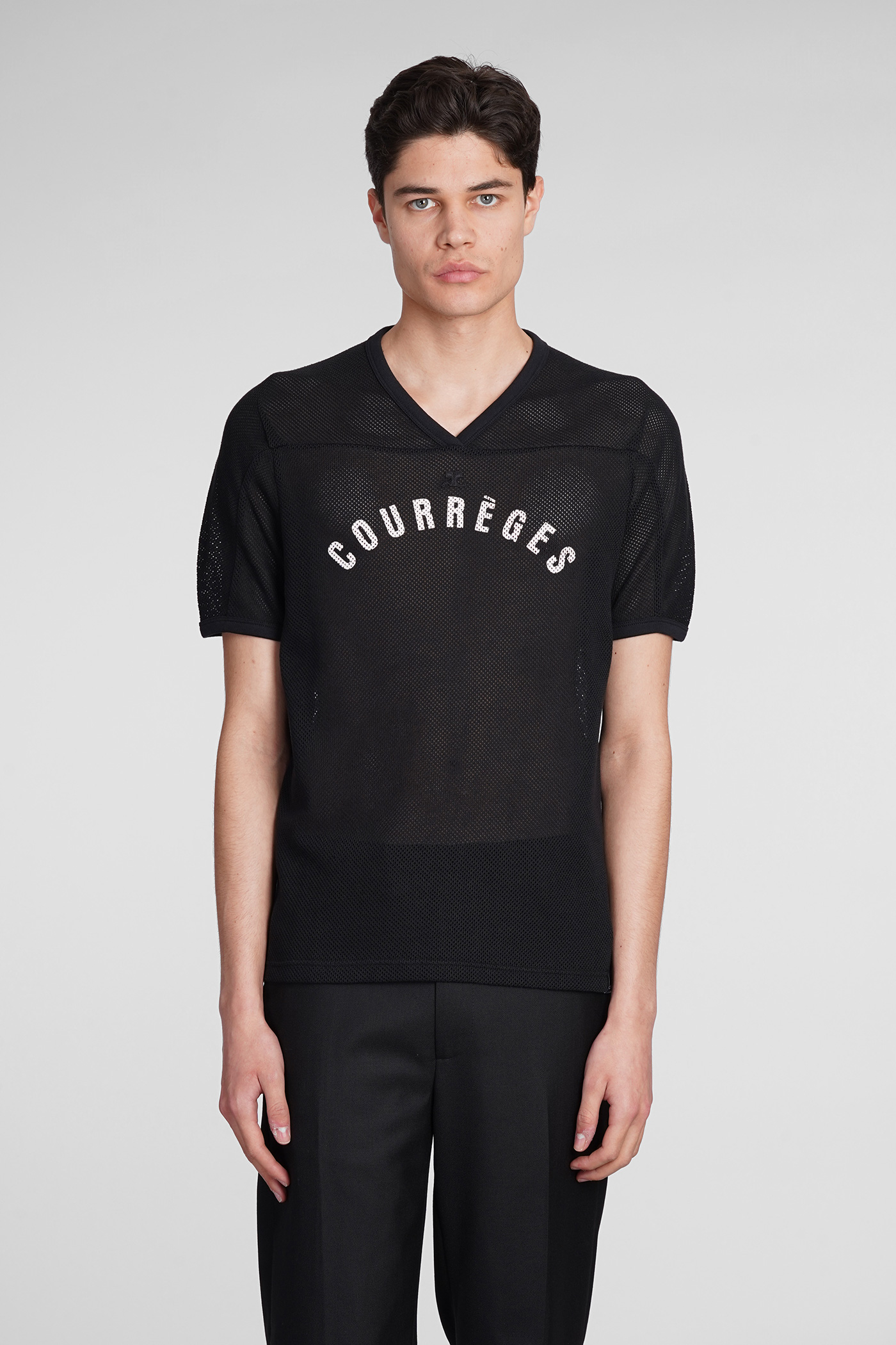 Courrèges Baseball Mesh T-shirt