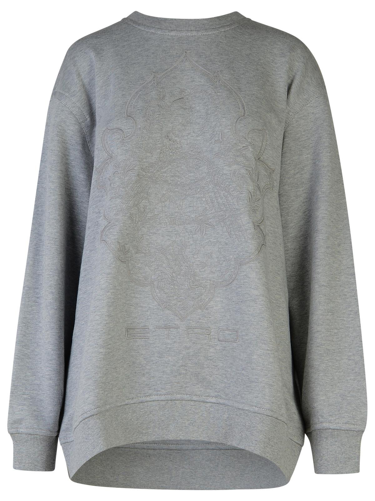 Grey Cotton Sweatshirt