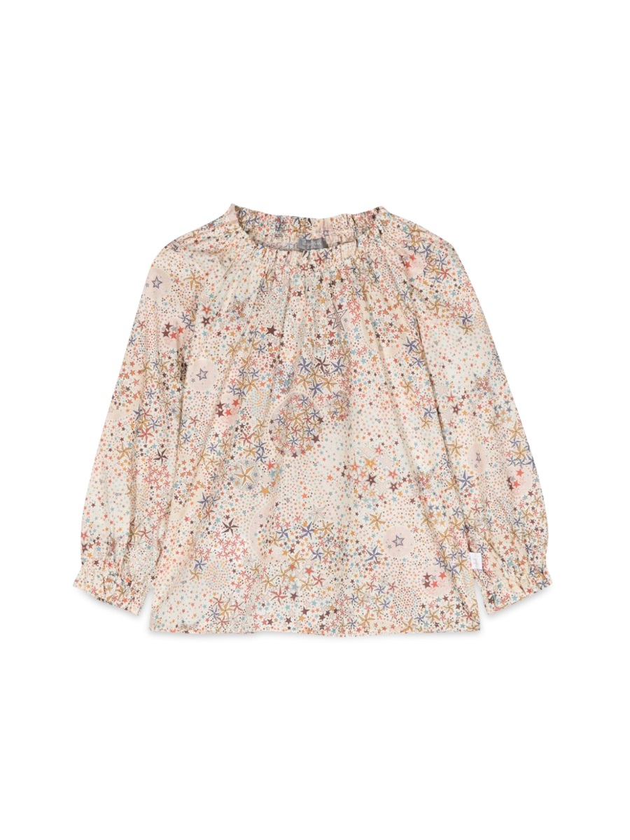 Il Gufo Long Sleeve Blouse In Multicolour